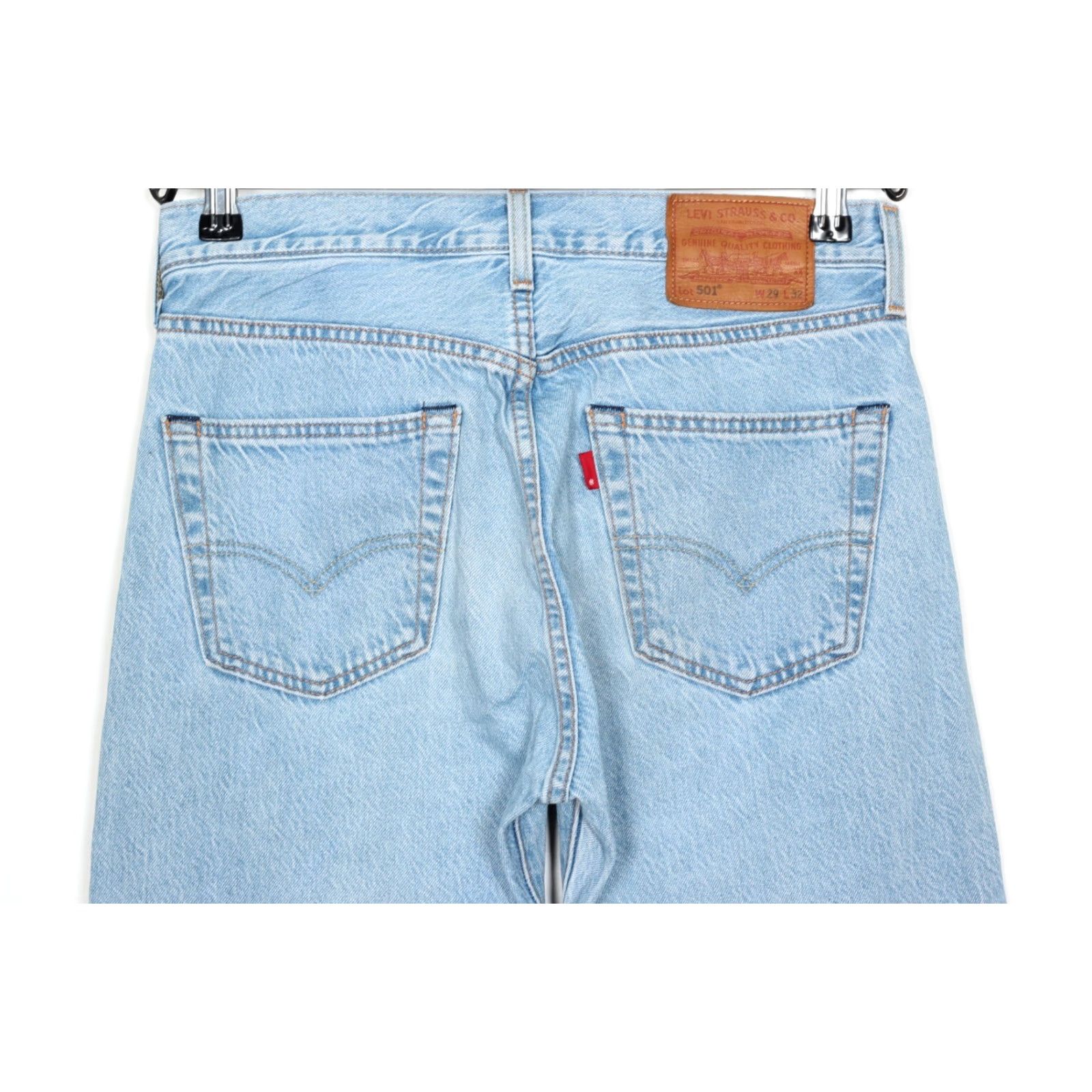 Levi's VINTAGE LEVI’S 501 PREMIUM Jeans Men 29/32 Regular Denim Blue 5-Pocket Straight DZ6518 Mens Size US 29 - 4 Thumbnail