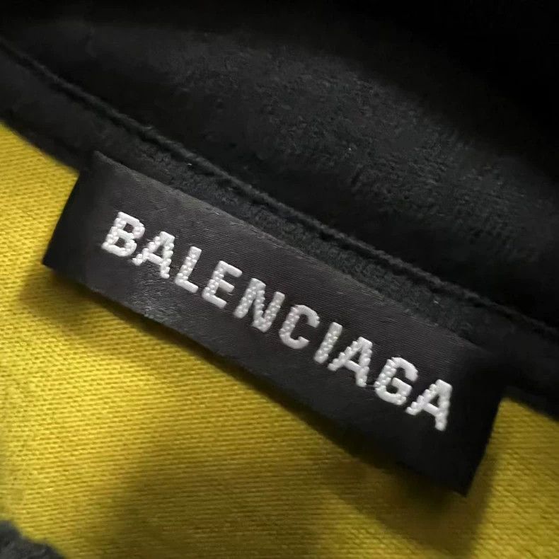 Balenciaga Balenciaga Black and yellow half zip sweatshirt Size US XS / EU 42 / 0 - 5 Thumbnail