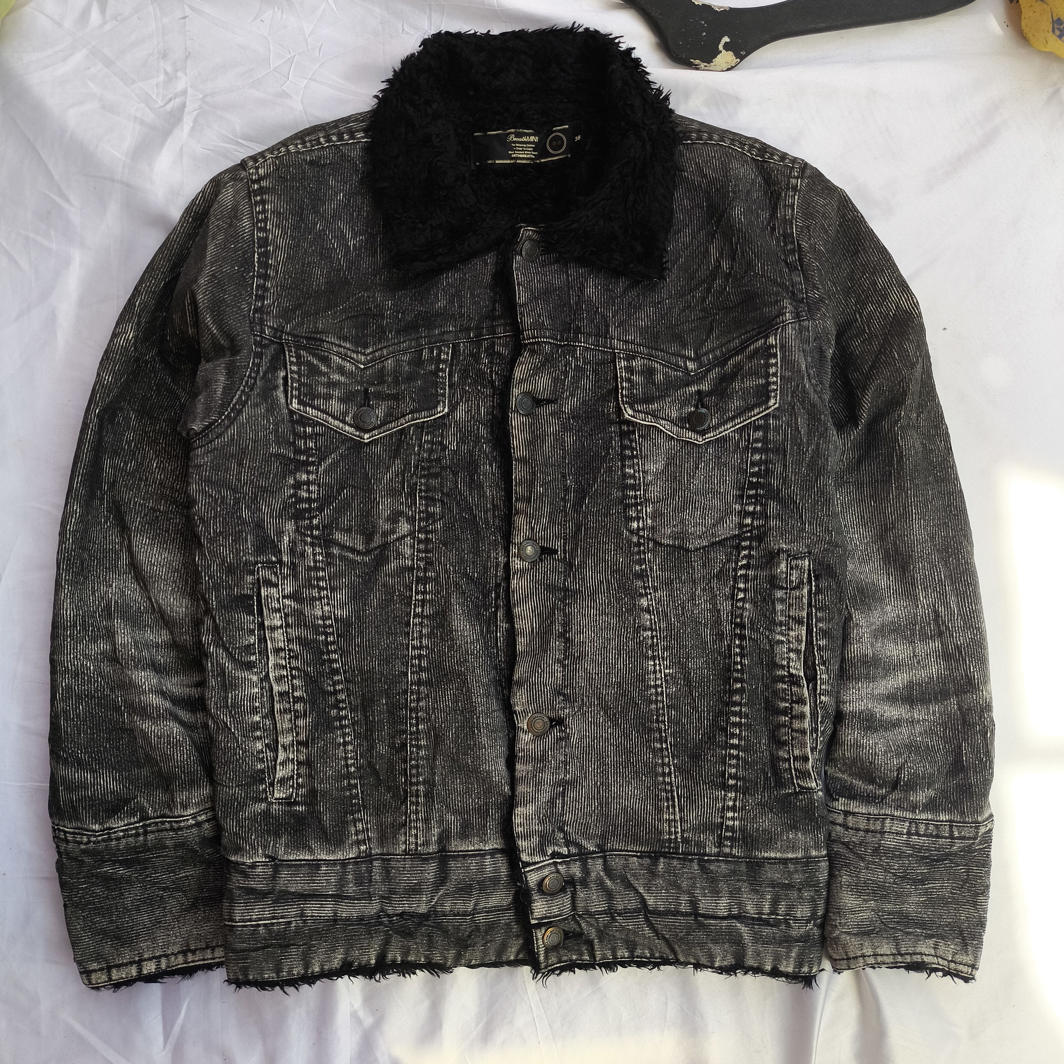 Levis Jacket Black Acid Wash Denim Jacket Vintage 1980's Levi's