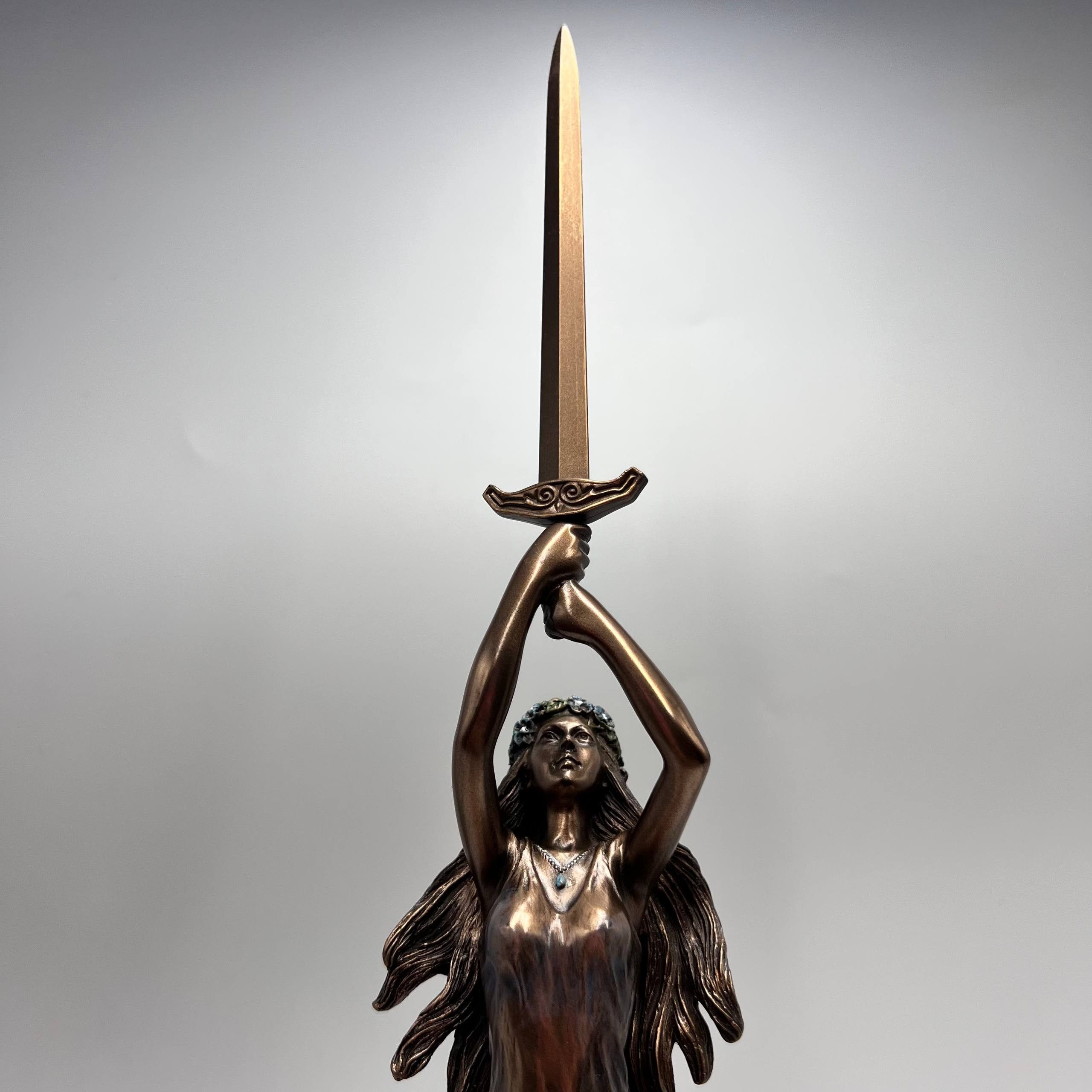 Other Lady of the Lake Excalibur Bronze Polystone Figurine 33cm Size ONE SIZE - 3 Thumbnail