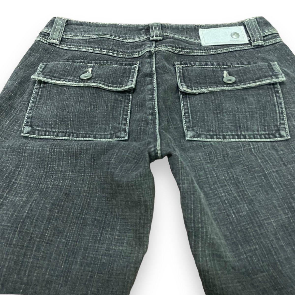 20471120 × Hysteric Glamour × Japanese Brand 🇯🇵 VINTAGE BRAPPERS BUSH FLARE PANTS Size 28" / US 6 / IT 42 - 9 Thumbnail