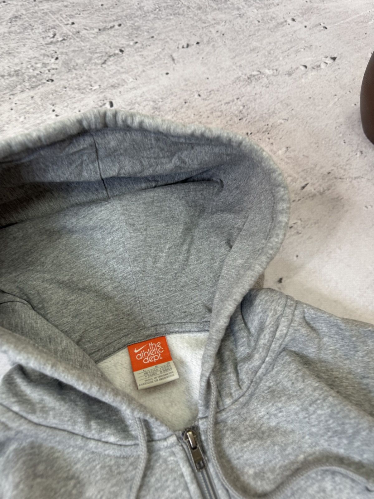 Nike × Vintage NIKE VINTAGE 00s y2k OVERSIZE BAGGY ZIP HOODIE CENTER LOGO Size US L / EU 52-54 / 3 - 6 Thumbnail