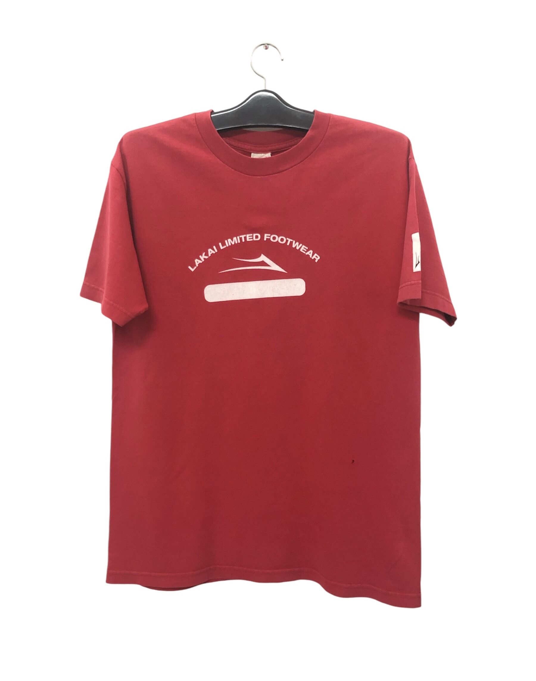 Lakai × Vintage Vintage Worn Lakai Limited Footwear Tshirt Size US M / EU 48-50 / 2 - 1 Thumbnail