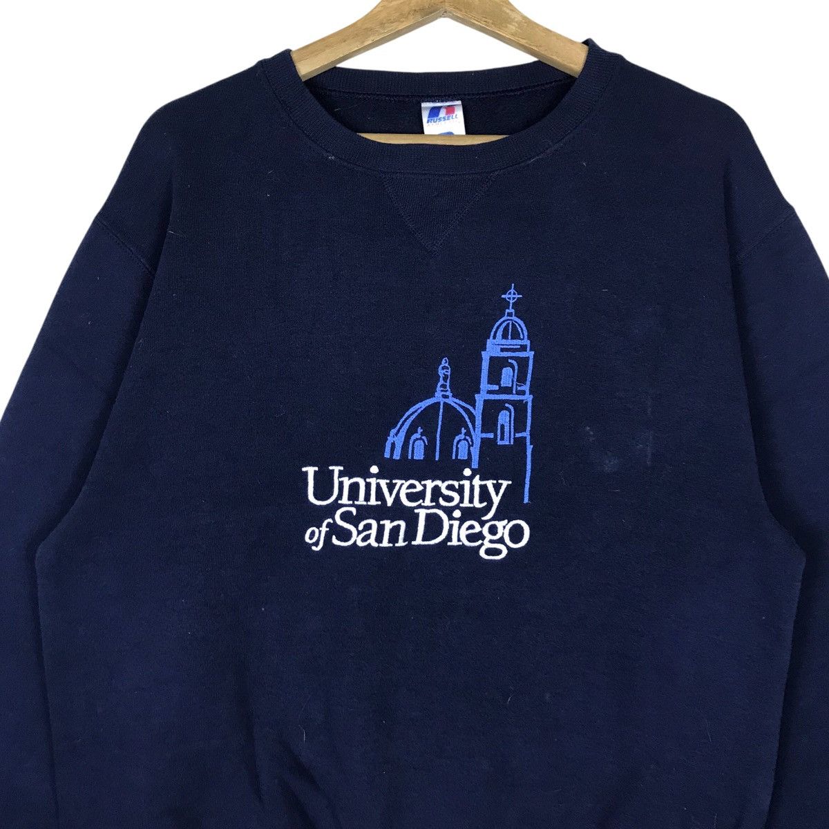 Russell Athletic Vintage Russell Athletic Pullover Jumper Sweatshirt Size US S / EU 44-46 / 1 - 2 Thumbnail