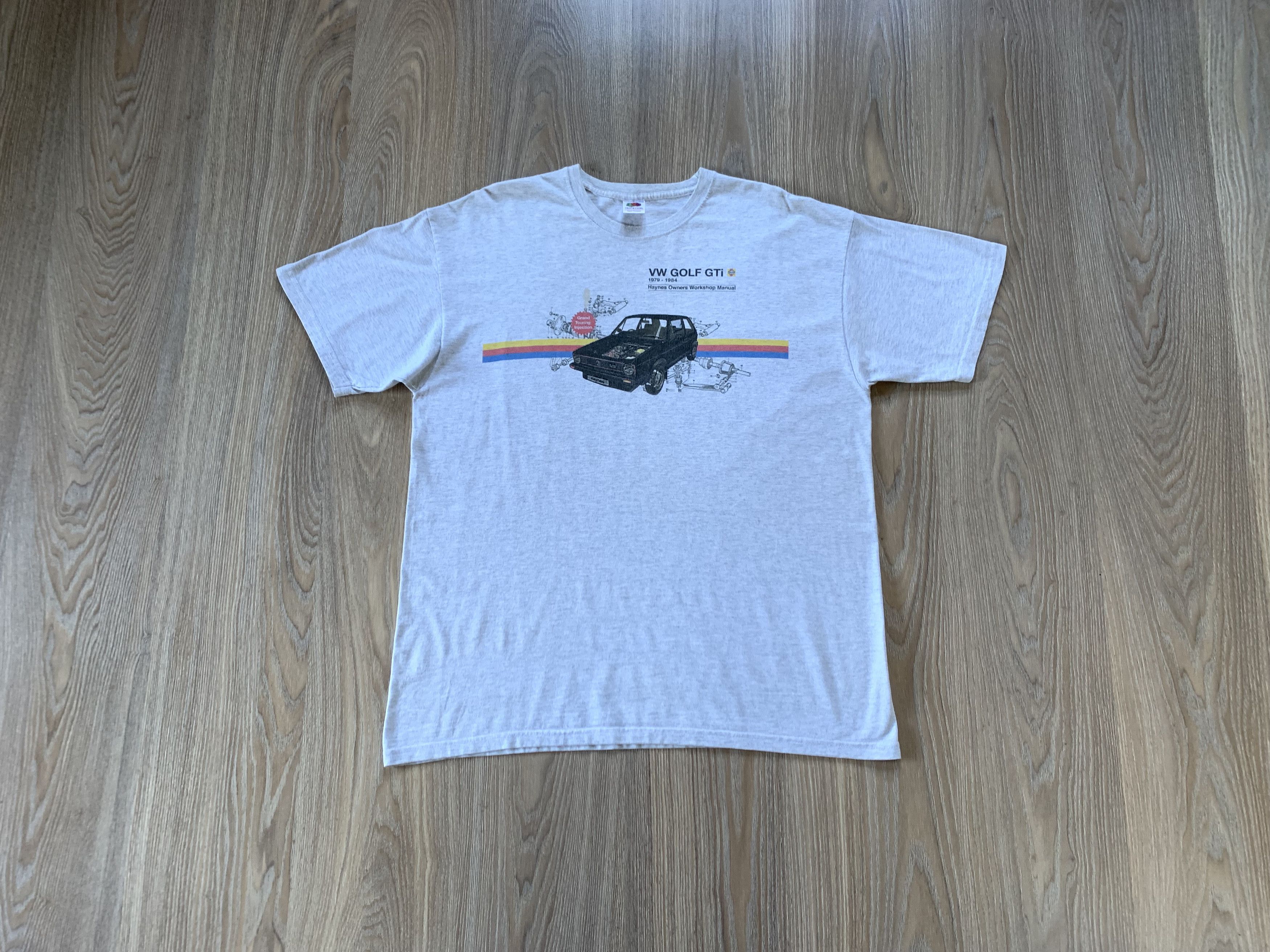 Fruit Of The Loom Rare Volkswagen Golf GTI Racing T-Shirt Vintage Size US XL / EU 56 / 4 - 1 Thumbnail
