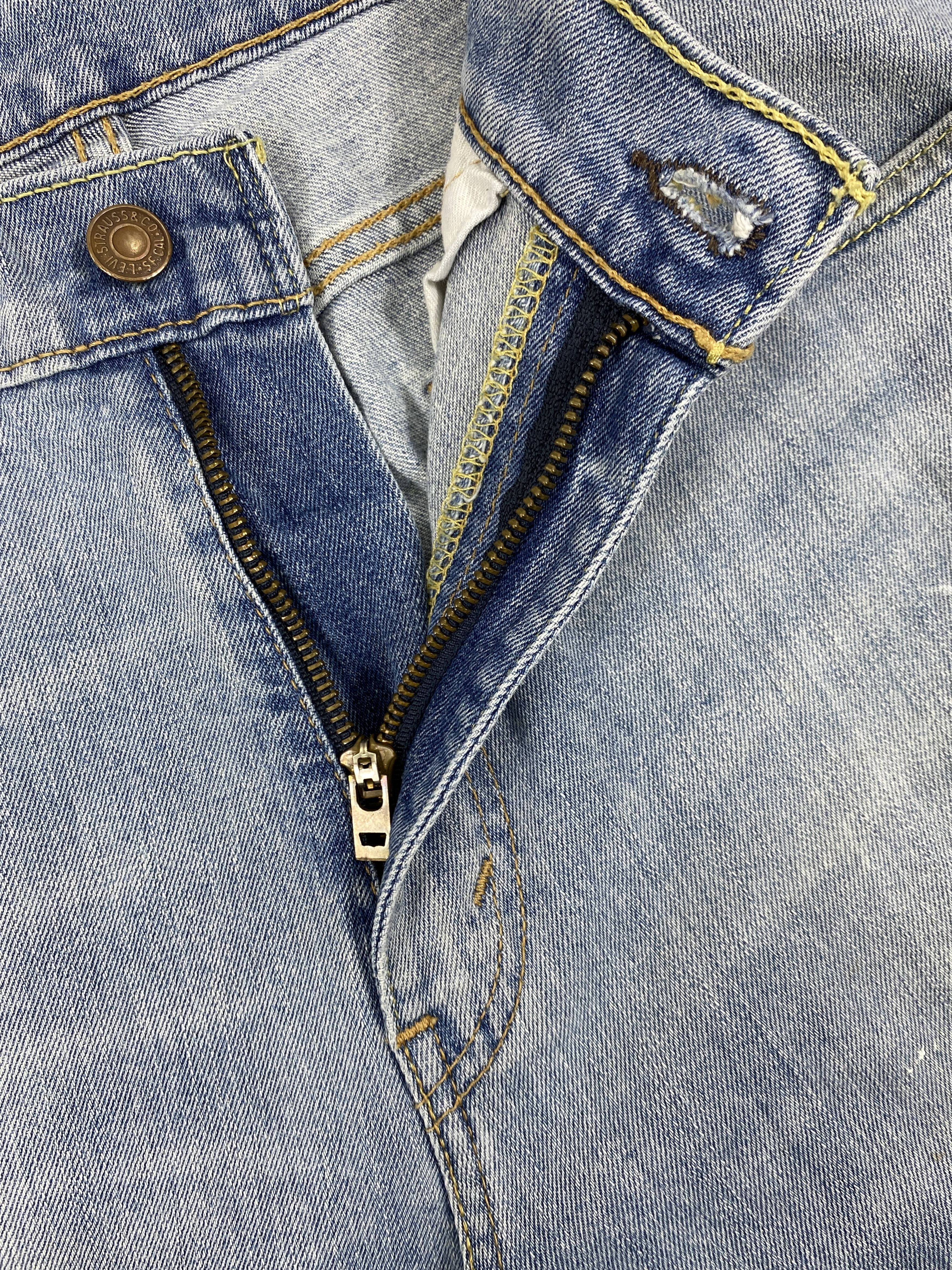 Levi's Light Blue Wash Vintage Levi's 505 33x35 Denim -JN1904 Size US 33 - 6 Thumbnail