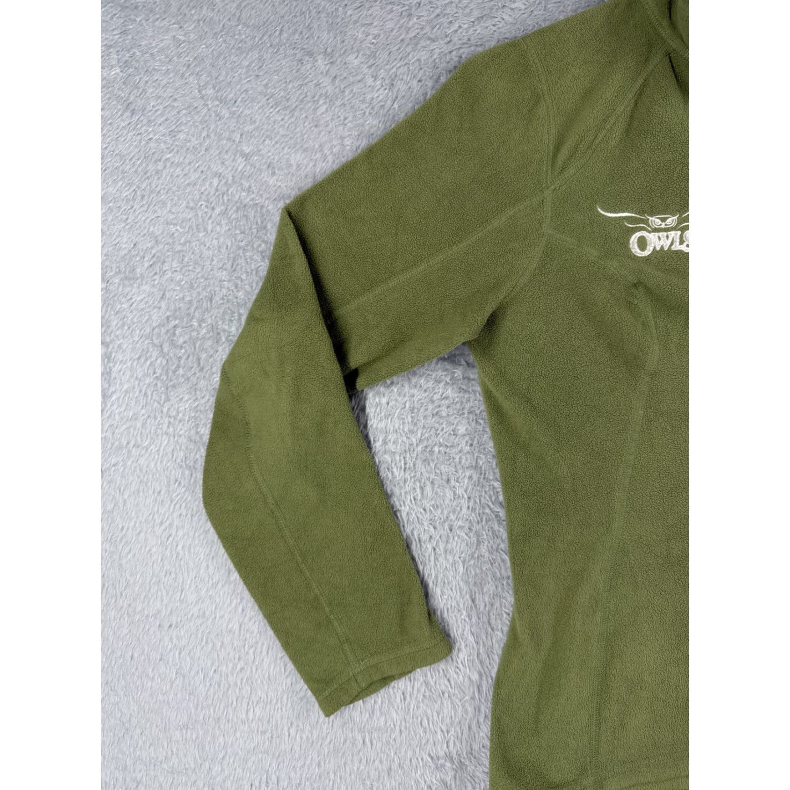 The North Face The North Face Sweater Womens Medium Green 1/4 Zip Pullover Polyester Fleece Size M / US 6-8 / IT 42-44 - 3 Thumbnail
