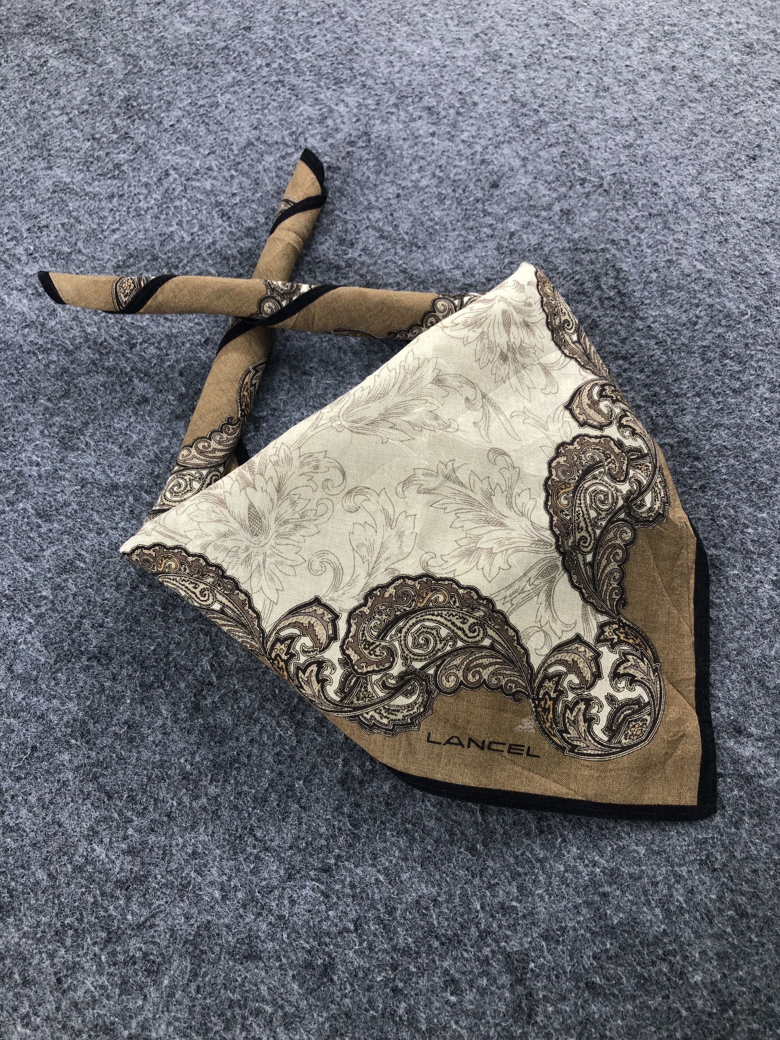 Lancel Vintage Lancel Handkerchief / Bandana / Neckerchief Size ONE SIZE - 2 Thumbnail