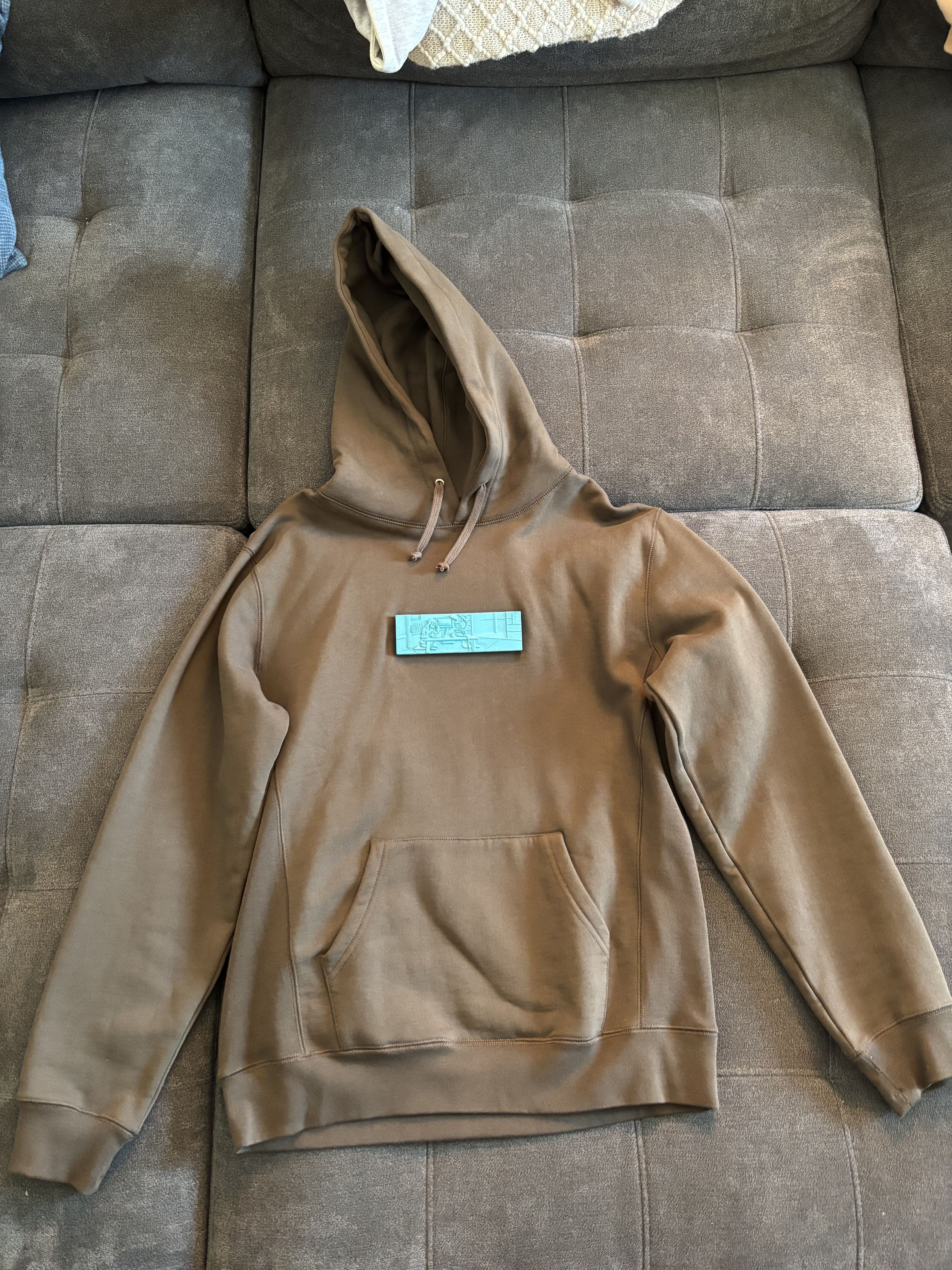 Derschutze Derschutze "math exam" Hoodie Khaki Size US M / EU 48-50 / 2 - 1 Thumbnail