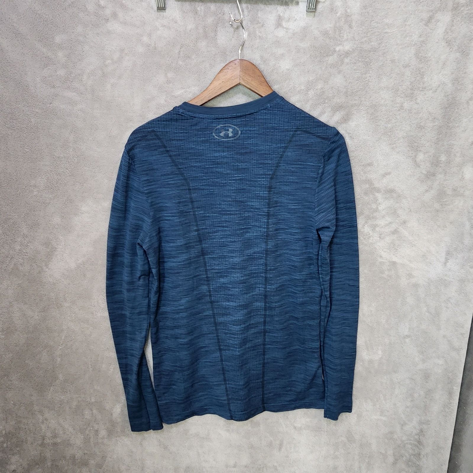 Under Armour UA Threadborne Men's Small Long Sleeve Shirt Blue Size US S / EU 44-46 / 1 - 2 Thumbnail