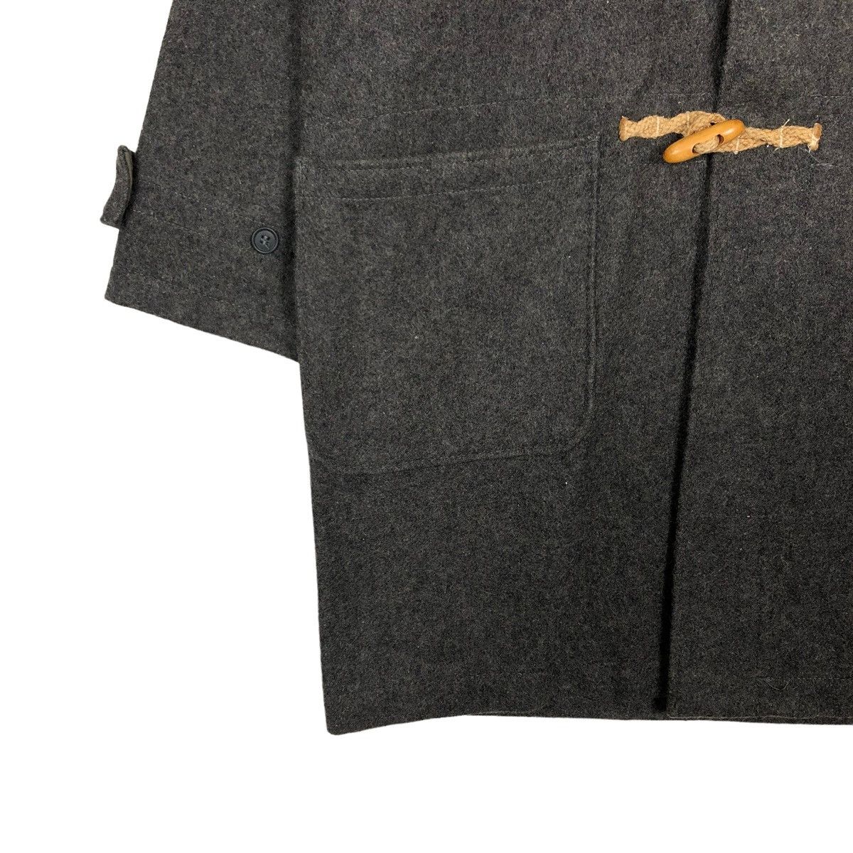 Schott 🔥HERRINGBONE WOOL LONG JACKET SCHOTT DUFFLE MADE IN USA Size US L / EU 52-54 / 3 - 4 Thumbnail