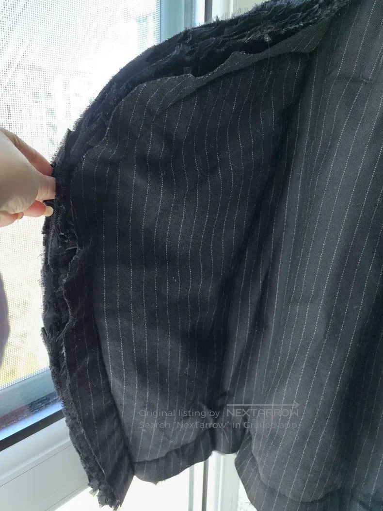 Comme des Garcons Comme Des Garcons size S Asymmetrical Striped Long Skirt Size 23" - 3 Thumbnail