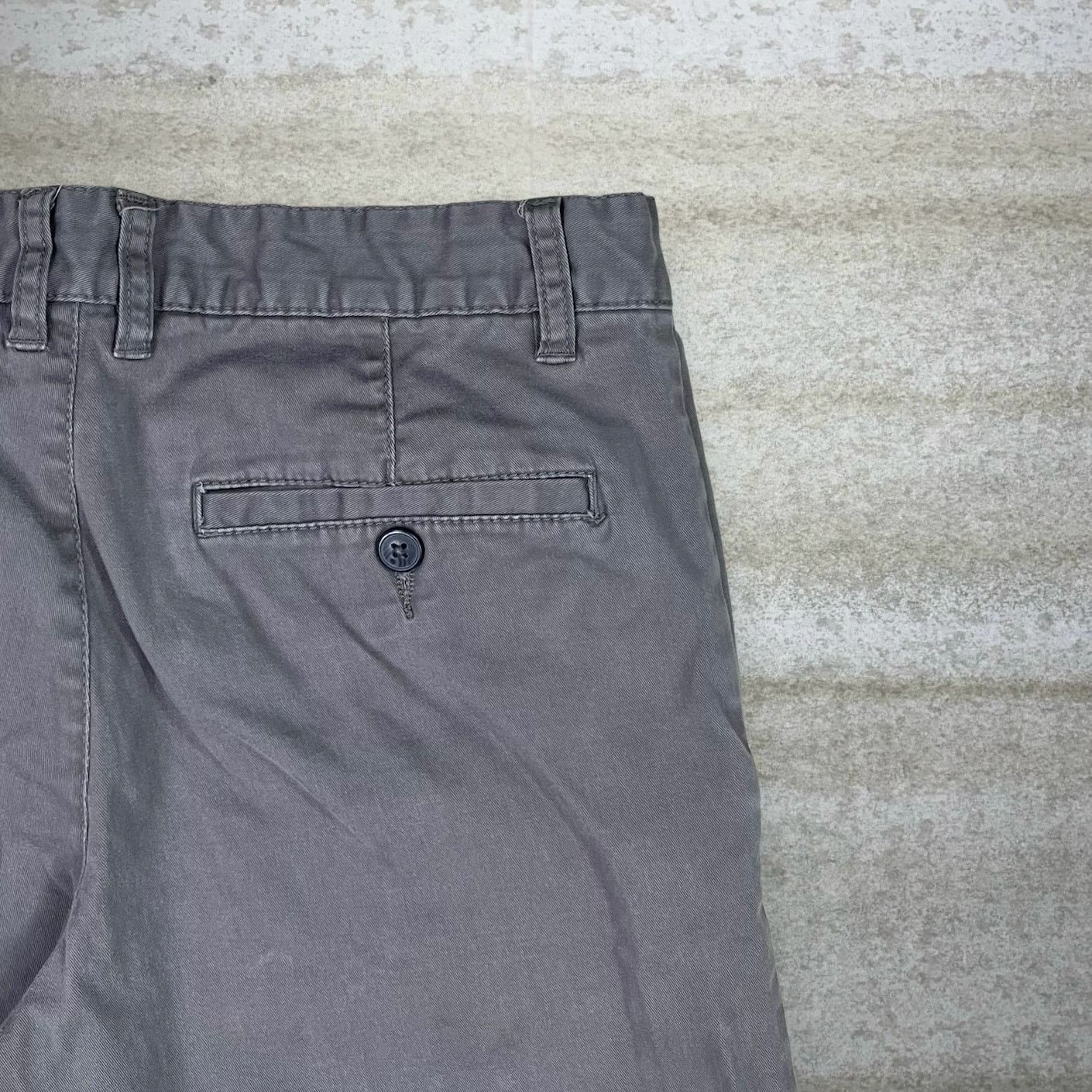 Vintage Vintage Y2K Khakis Pants 30x30 Slim Smoke Grey Flat Front Size US 30 / EU 46 - 3 Thumbnail