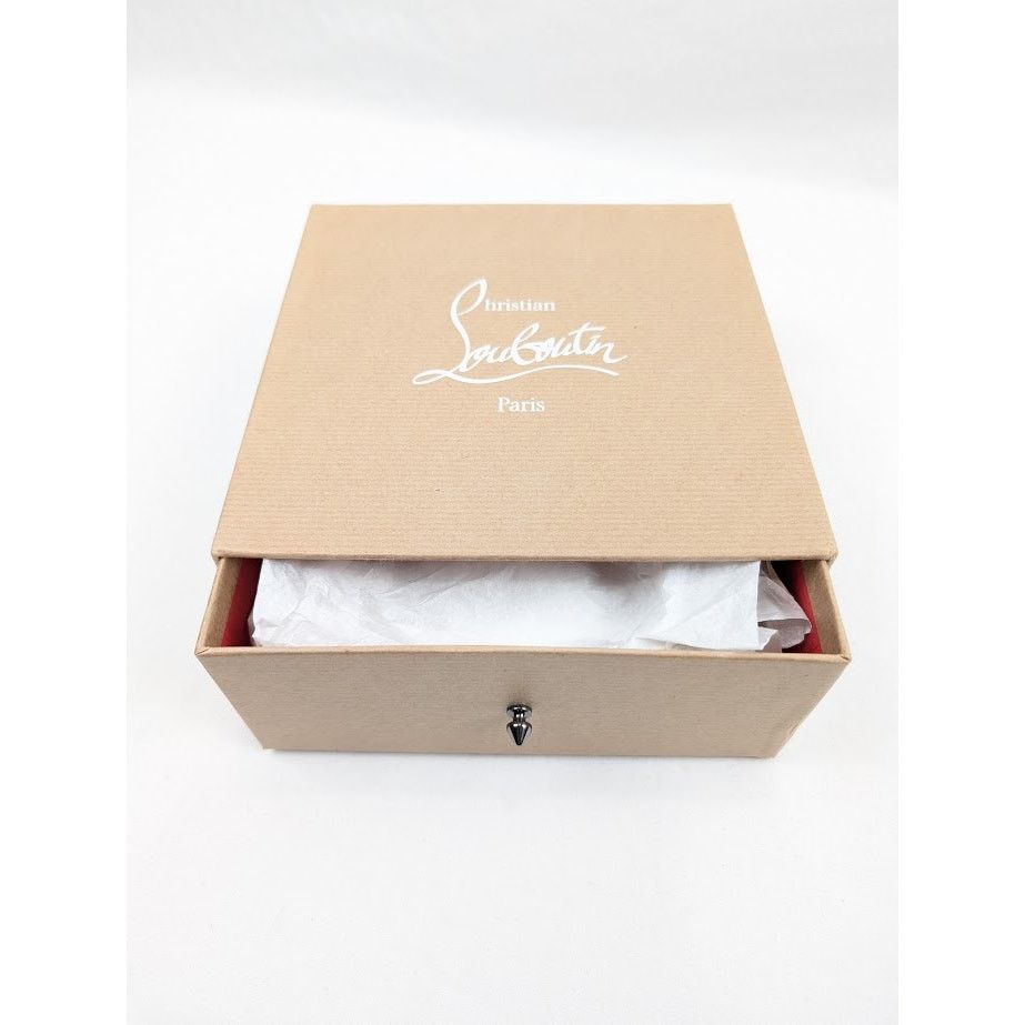 Christian Louboutin o1rshd1 Size: 100 / Calf Happy Rui CL Logo Belt in Loubi Size 38 - 20 Thumbnail