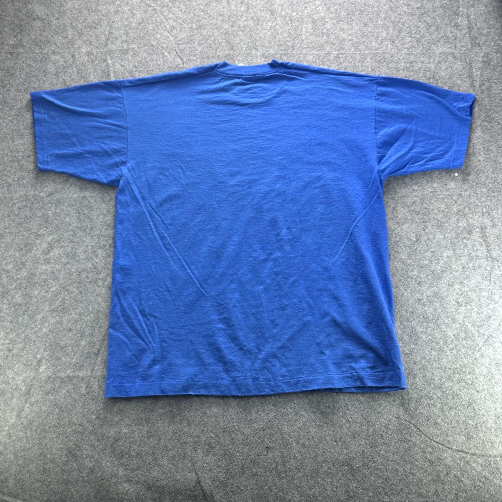 Fruit Of The Loom VINTAGE The One Group Mutual Funds Shirt Mens XL Blue Promo Tee Fruit Loom 90s Size US XL / EU 56 / 4 - 2 Thumbnail