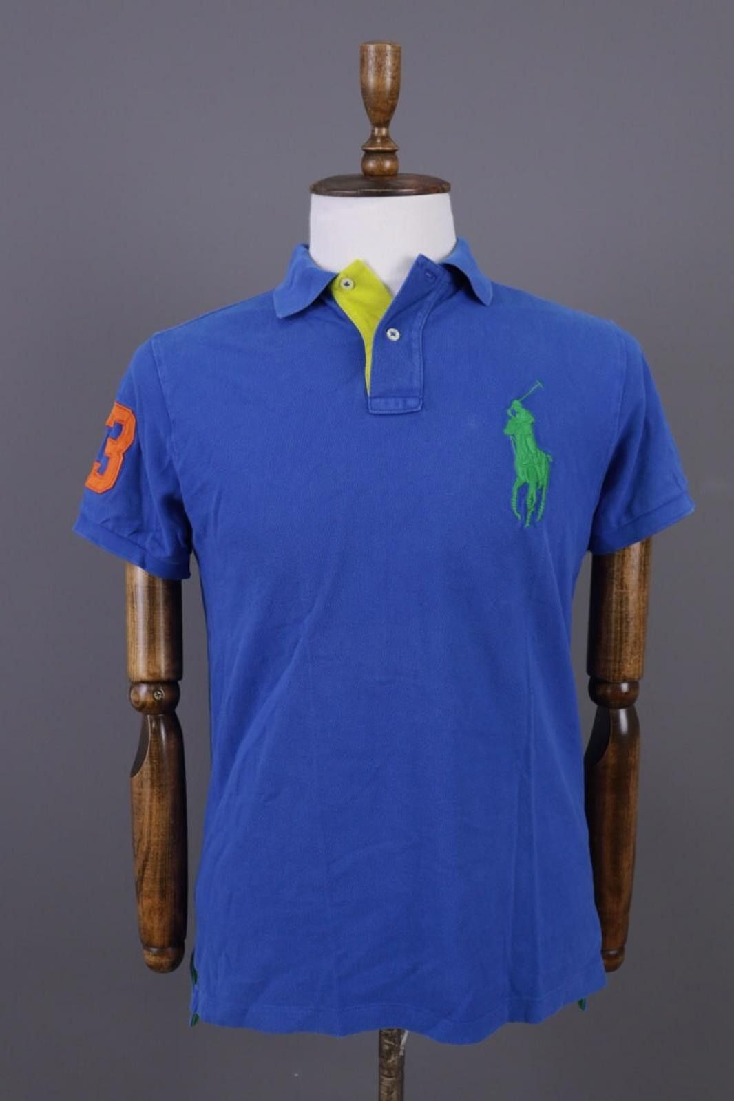 Polo Ralph Lauren Polo Ralph Lauren Blue Big Pony #3 Fit Polo Shirt Size M Size US M / EU 48-50 / 2 - 1 Thumbnail