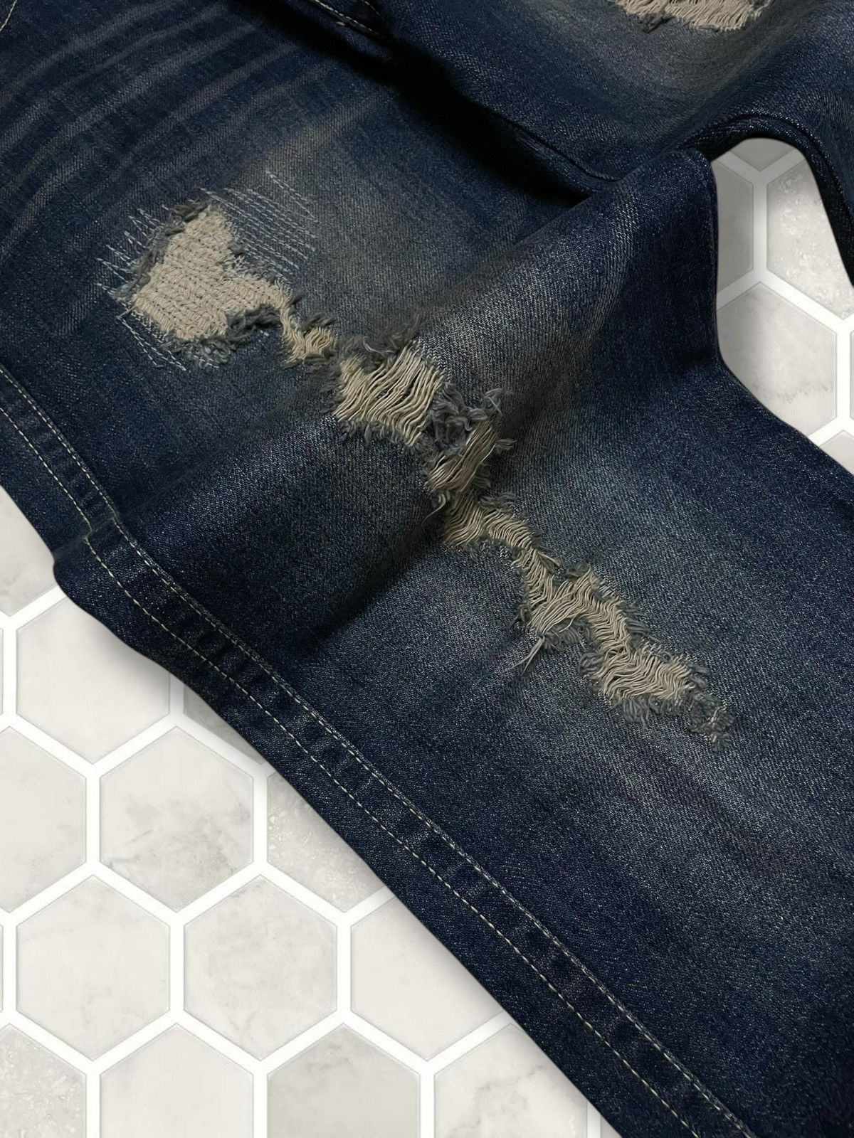 Hysteric Glamour Vintage Rare Designer Japan Beams Distressed Grunge Denim Size US 30 / EU 46 - 8 Thumbnail