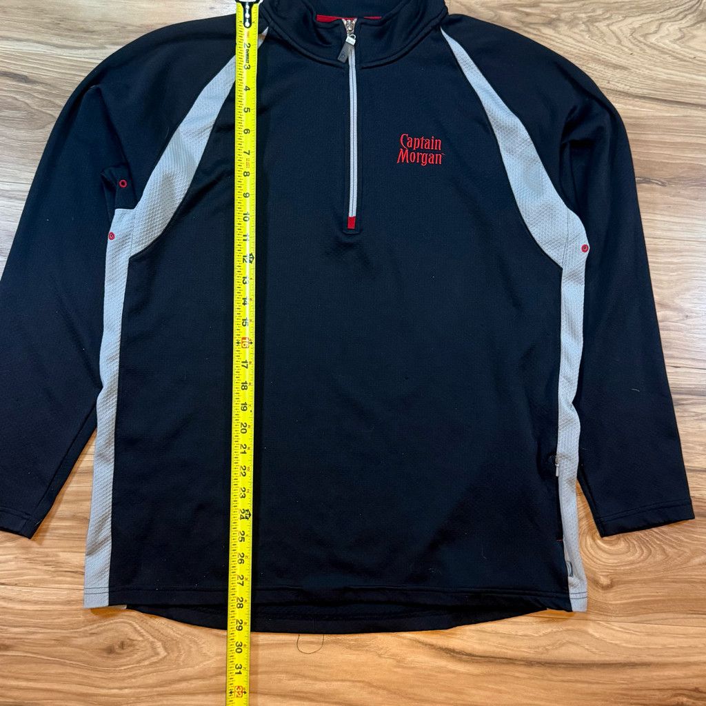 J Brand Captain Morgan Men’s XL Quarter Zip Pullover Damaged Size US XL / EU 56 / 4 - 5 Thumbnail