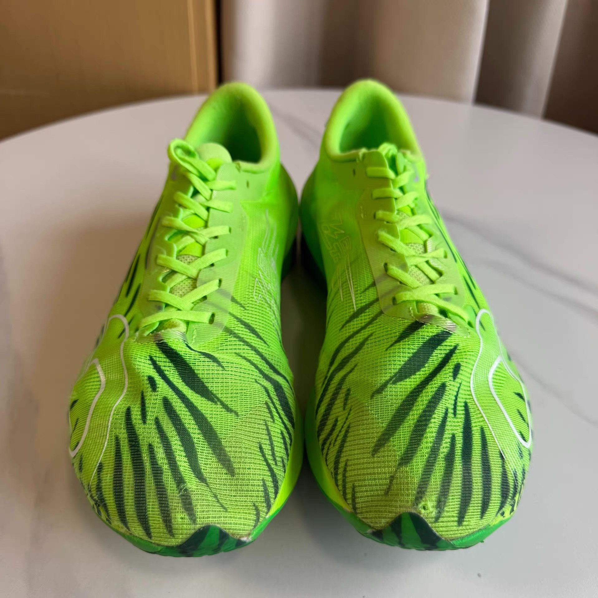 Nike Qiaodan Feiying PB 5.0, fluorescent green Q10 Size US 10.5 / EU 43-44 - 2 Thumbnail