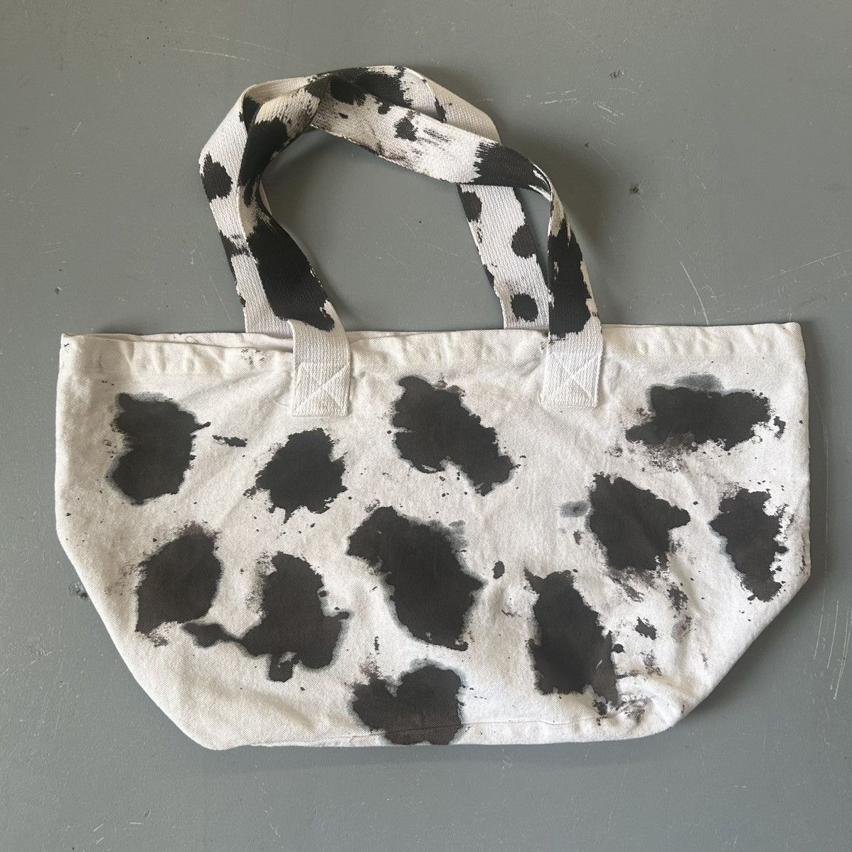 basketcase gallery Basketcase Gallery “MILK” Cow Print Tote Size ONE SIZE - 3 Thumbnail