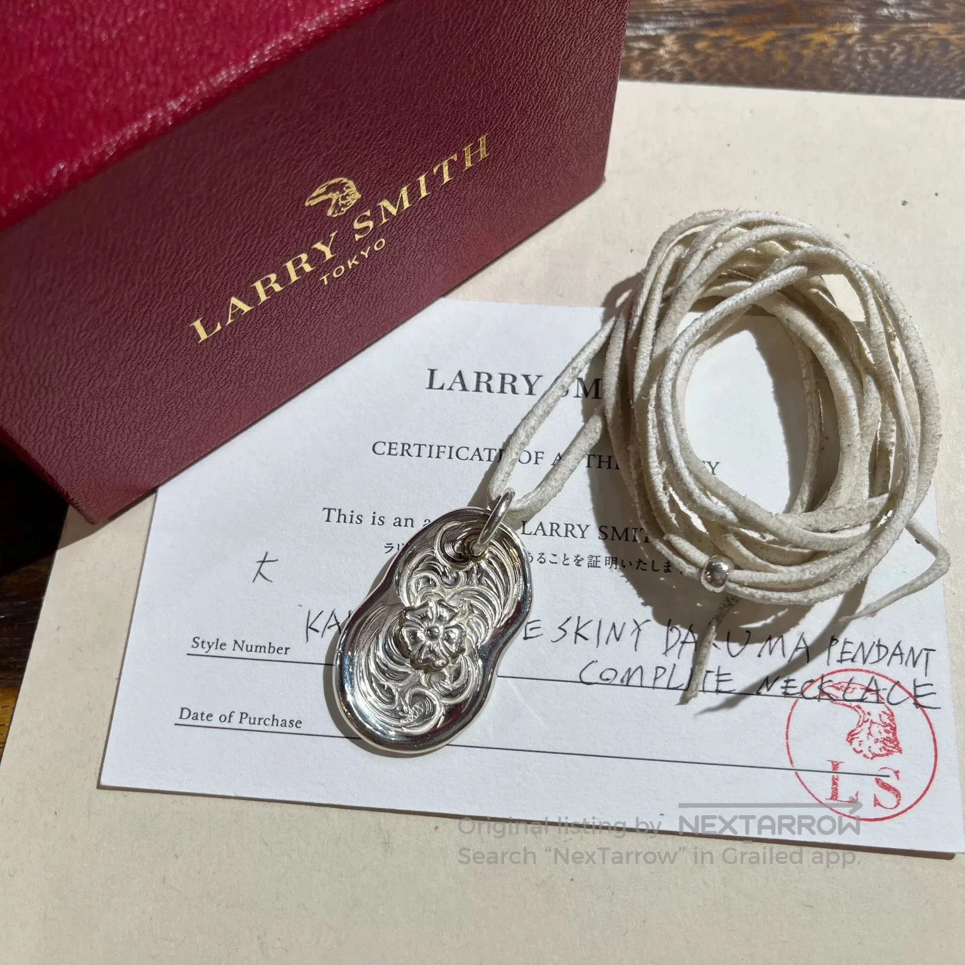 Larry Smith larry smith silver pendant necklace with box. Size ONE SIZE - 1 Thumbnail