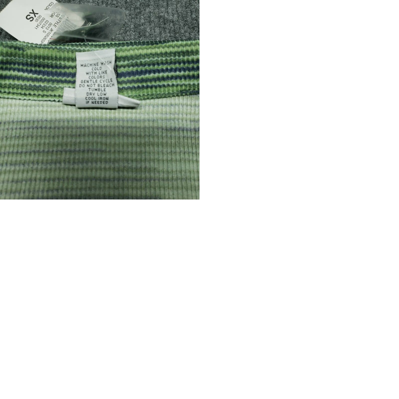 Vintage Rue21 Shirt Top Womens XS Green Space Dye Stretch Button Up Collared New Size XS / US 0-2 / IT 36-38 - 9 Thumbnail