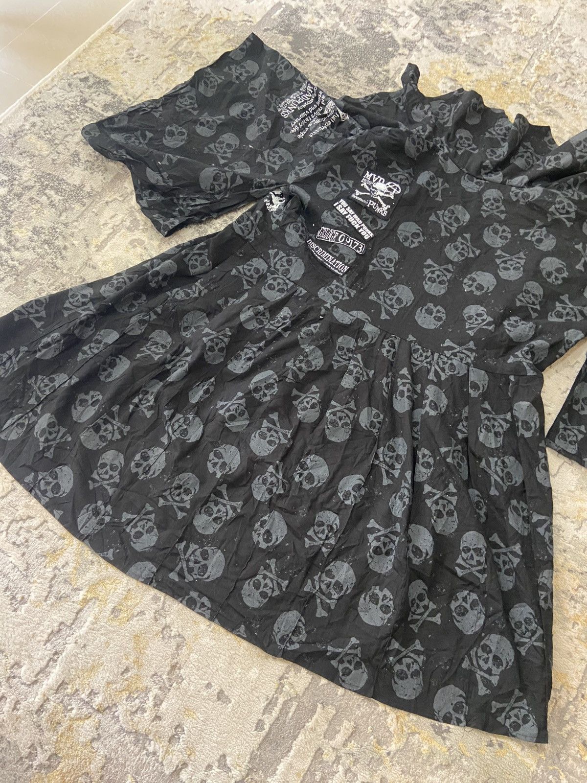 Japanese Brand MAD PUNK Avant-Garde Punk Gothic Long Coat Size ONE SIZE - 15 Thumbnail