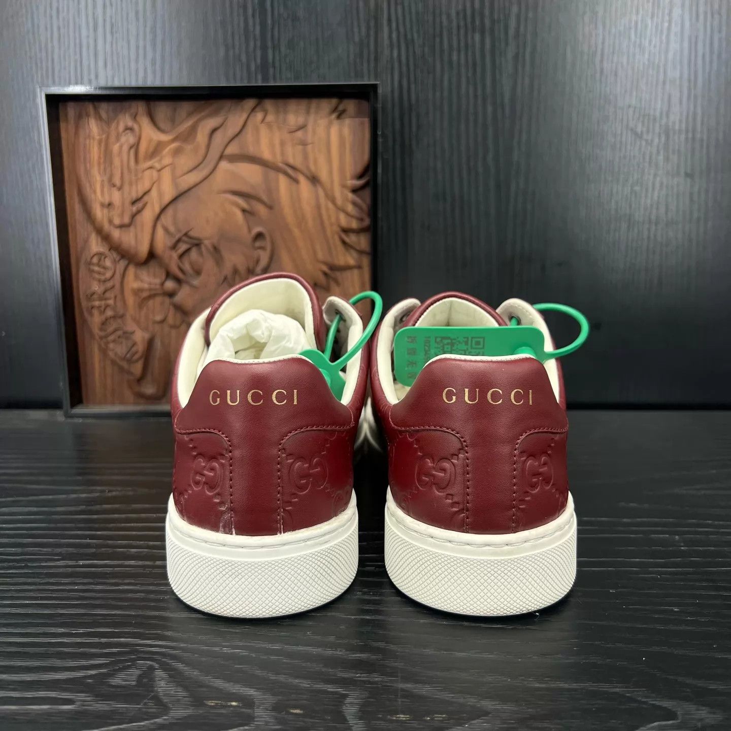 Gucci Gucci Ace Red Sneaker 35.5 Worn Once Size US 5 / IT 35 - 6 Thumbnail