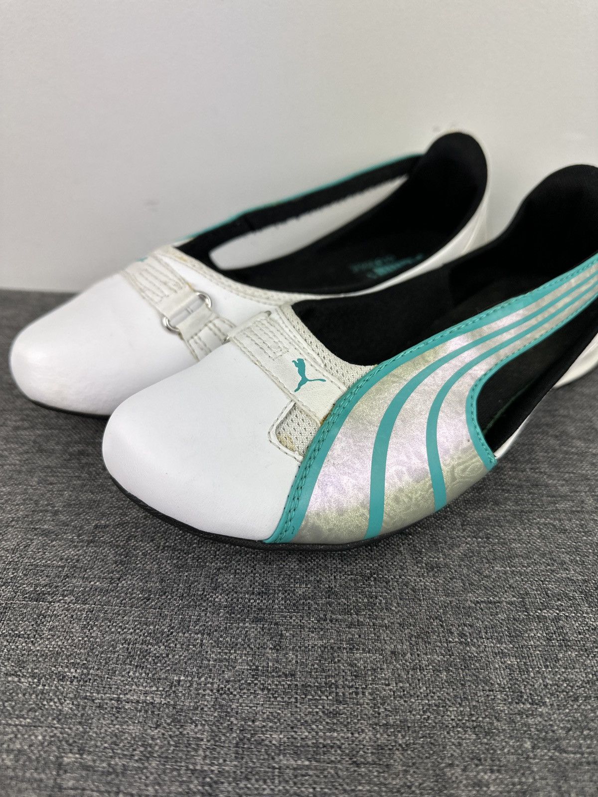 Puma Vintage Y2K Puma Espera Ballet Flats Slip On Shoes Women’s Size US 4 / IT 34 - 4 Thumbnail