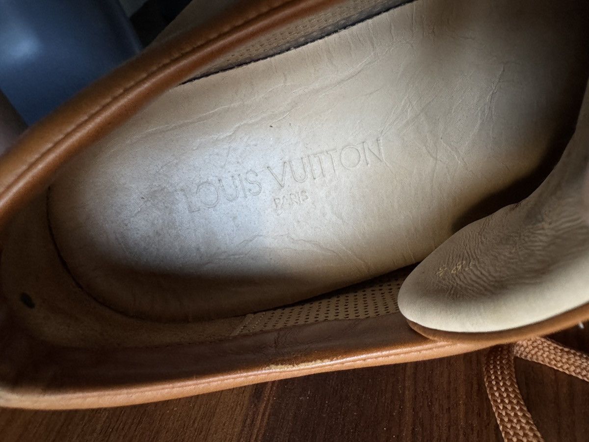 Louis Vuitton Louis Vuitton Cognac Leather Sneakers Size US 8.5 / IT 38.5 - 12 Thumbnail
