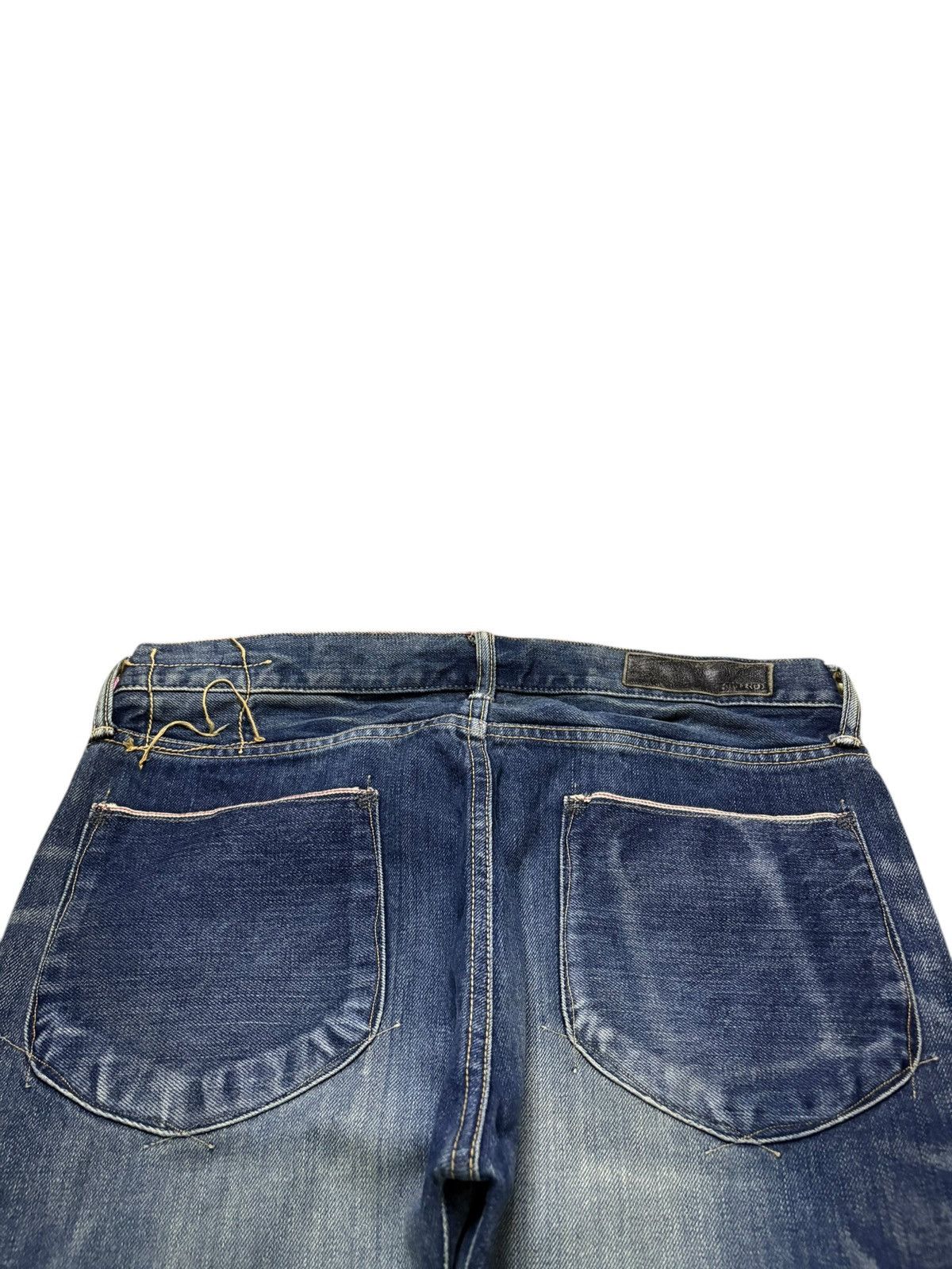 KURO Vintage Kuro Selvedge Thunder Wash Patched Loose Jeans Size US 32 / EU 48 - 9 Thumbnail
