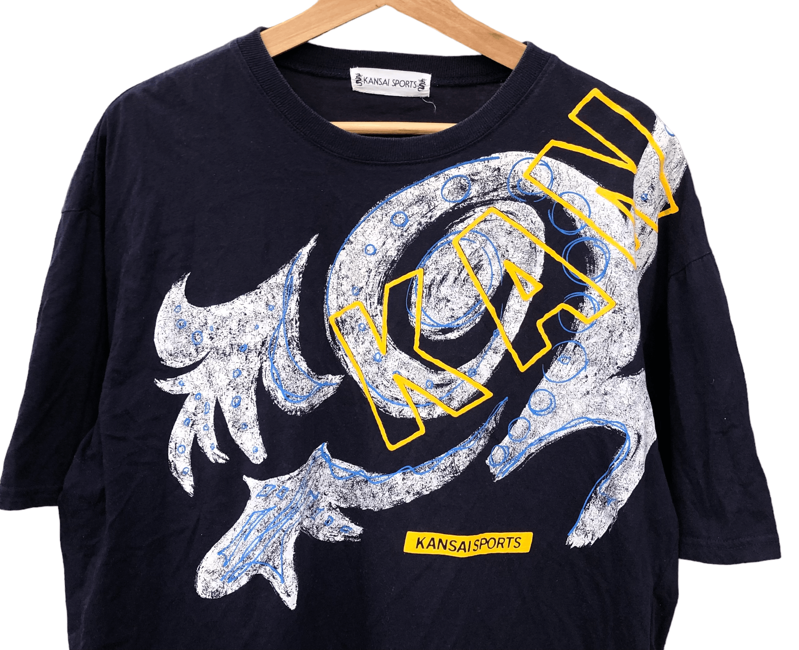 Yohji Yamamoto Kansai Sports Over Print Tees Size US XL / EU 56 / 4 - 4 Thumbnail