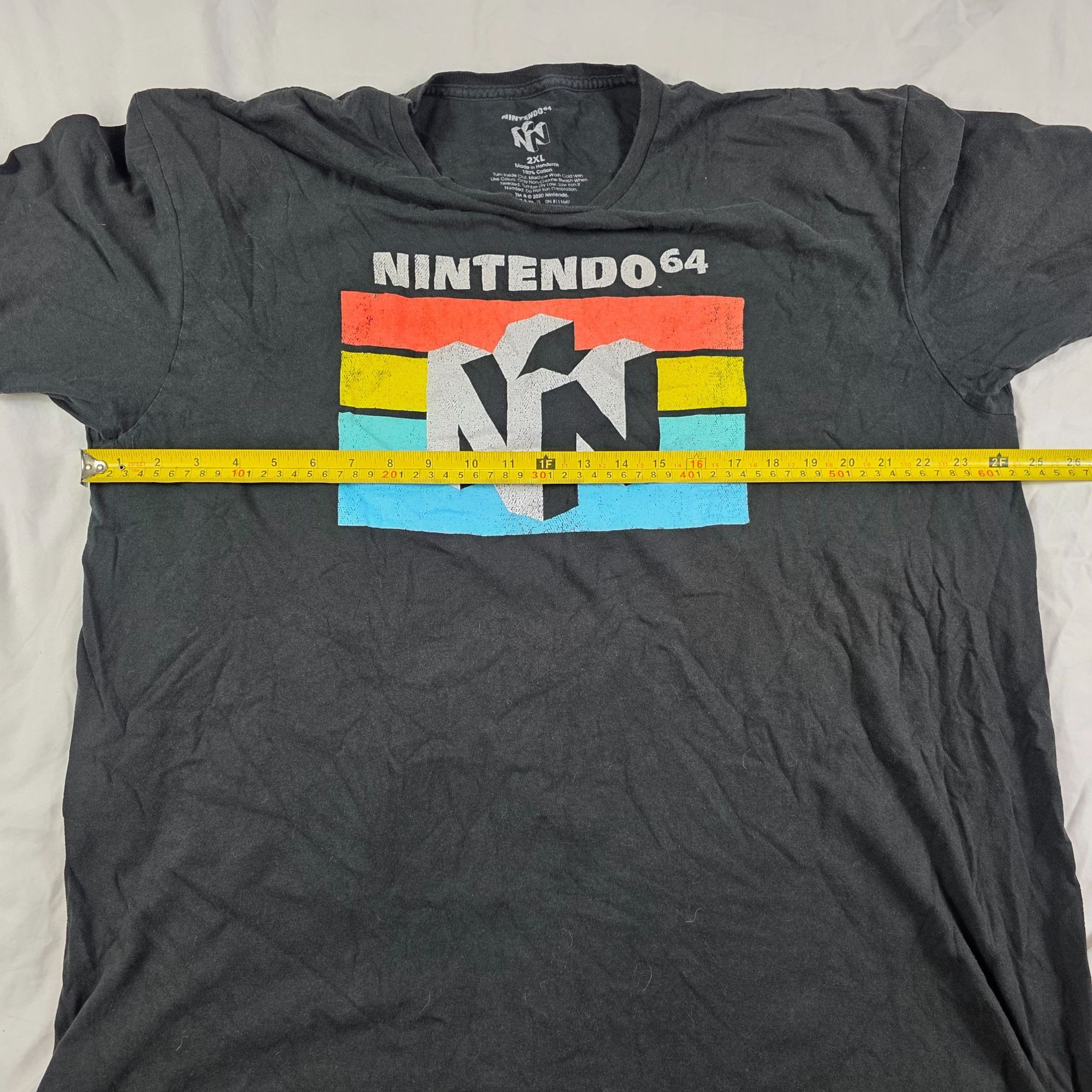 Nintendo Nintendo 64 Mens Size 2XL Black Graphic T Shirt Retro Gaming Size US XXL / EU 58 / 5 - 5 Thumbnail