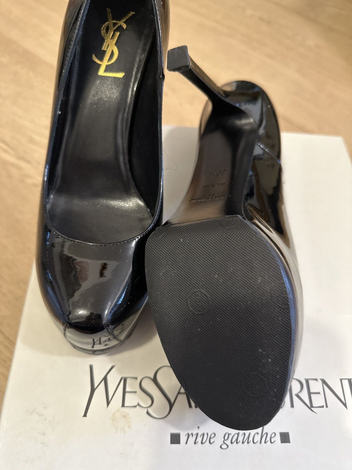Yves Saint Laurent Ysl classic platform heels Size US 6.5 / IT 36.5 - 3 Thumbnail
