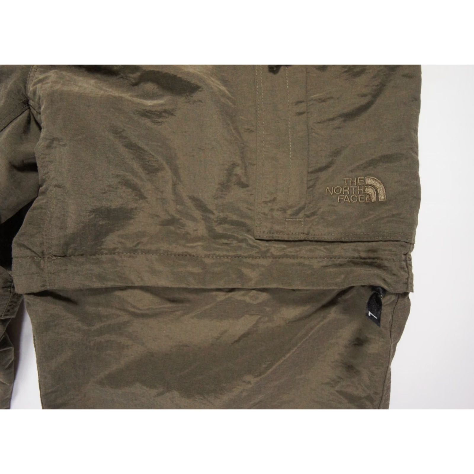 The North Face VINTAGE The North Face Women's Cargo Pants Large Green Convertible Shorts Outdoor Hiking Active Wear Size 36" / US 14 / IT 50 - 3 Thumbnail