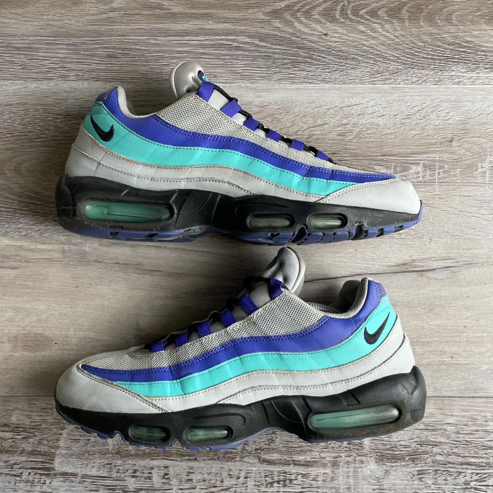 Nike NIKE • Air Max '95 "Wolf Grey Grape" (12M) Size US 12 / EU 45 - 2 Thumbnail