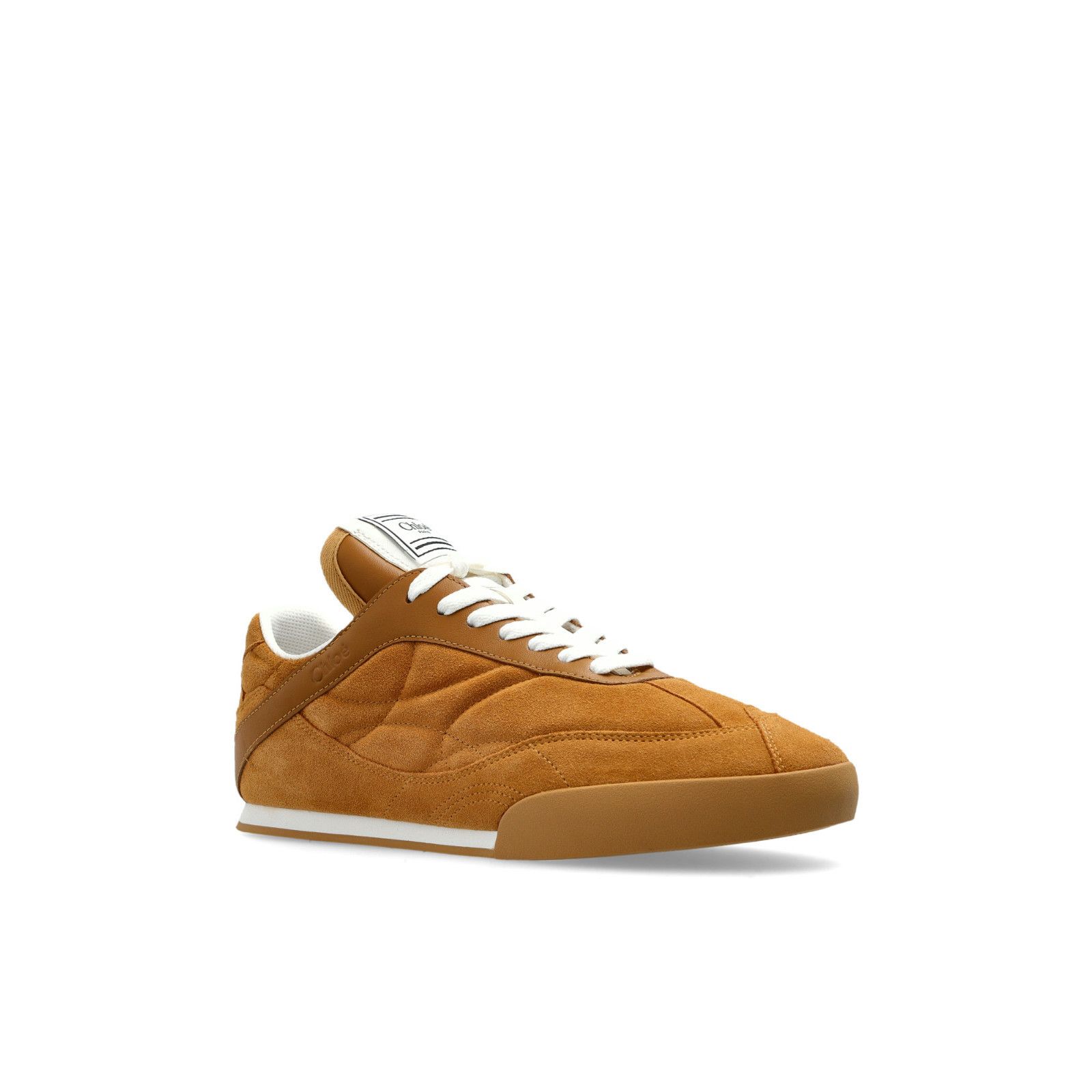 Chloe Kick Brown Leather Sneakers New & Authentic (Women's s