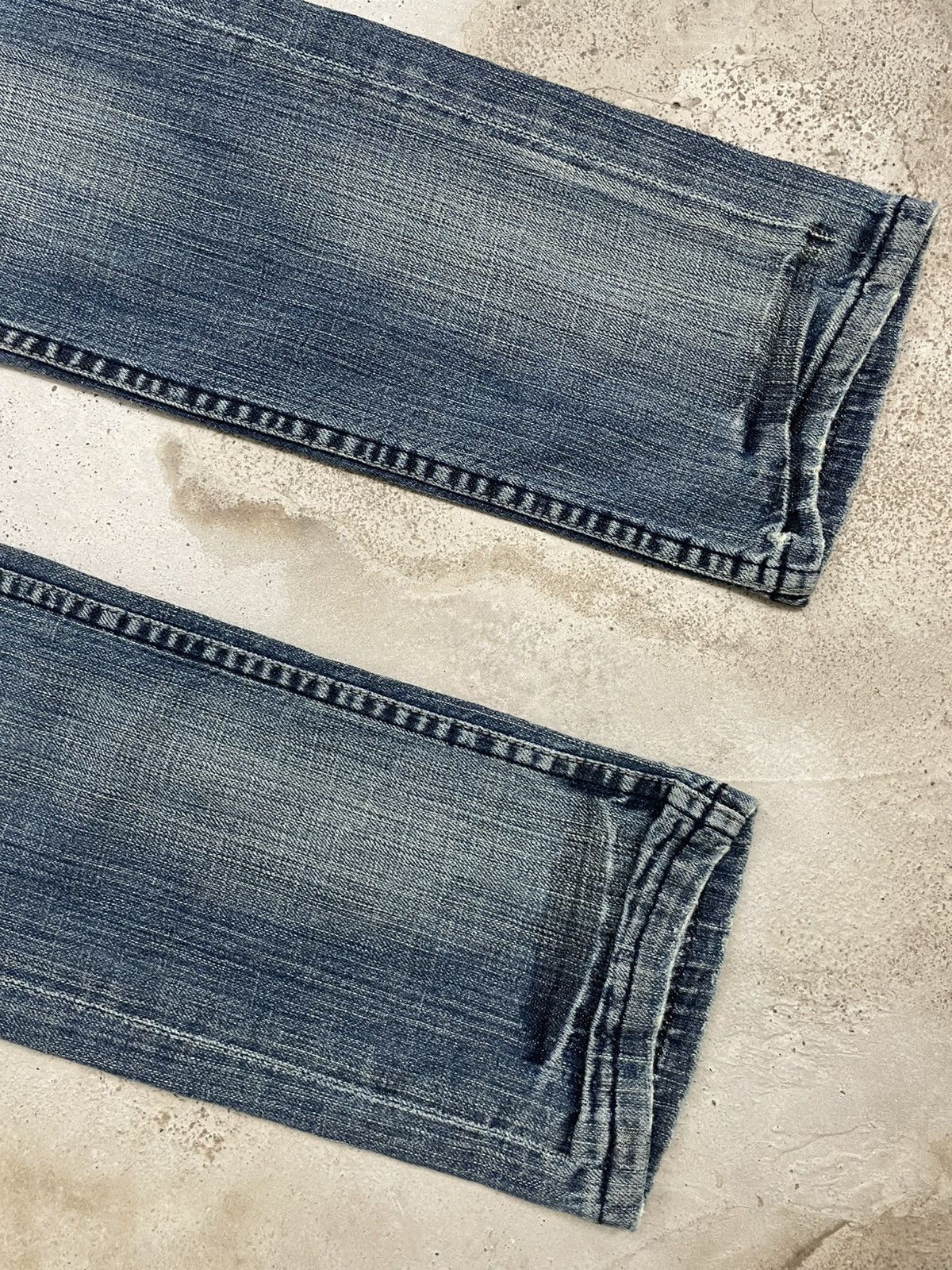 PPFM + Tough Jeansmith Light Mud Heavy Stiching Rare Design Size US 26 / EU 42 - 6 Thumbnail
