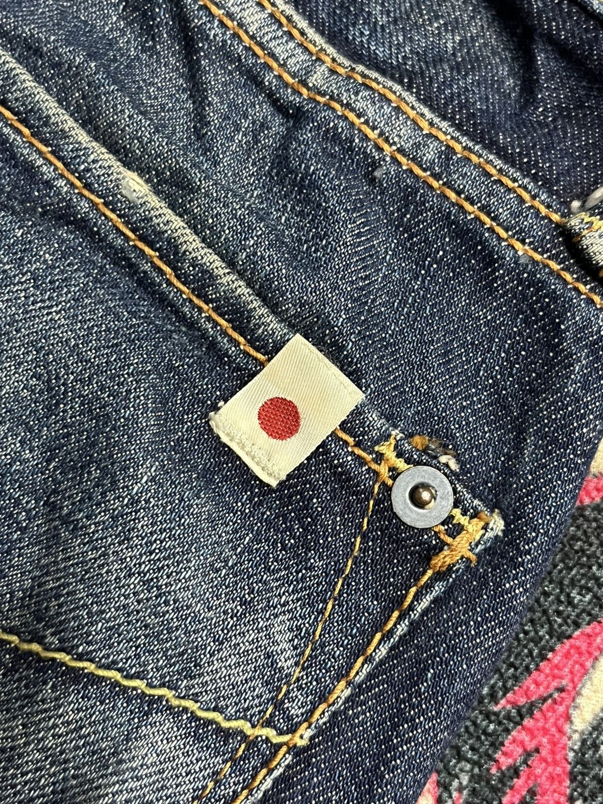 Undercover Japan DeeTA Heavy Faded Distress Slim Straight Selvedge Jean Size US 28 / EU 44 - 9 Thumbnail