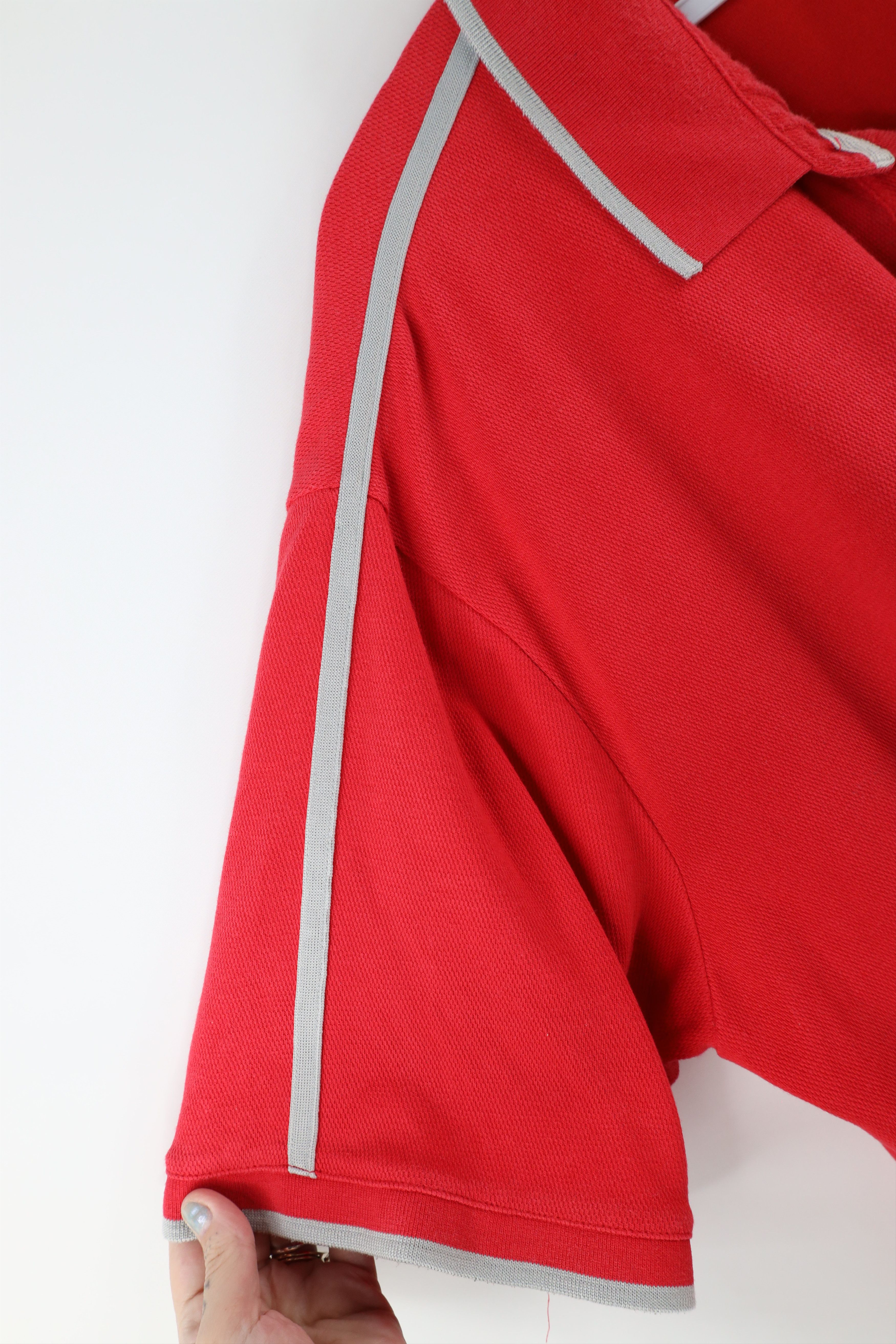 Nike × Vintage Vintage Nike Mens Swoosh Ohio State University Golf Polo Size US XXL / EU 58 / 5 - 5 Thumbnail