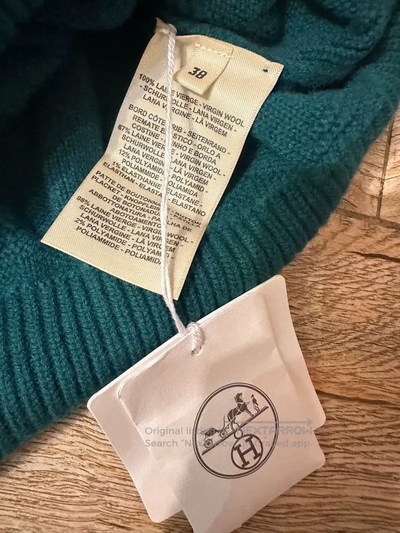 Hermes Hermes Women's Wool Cardigan Size XS / US 0-2 / IT 36-38 - 3 Thumbnail