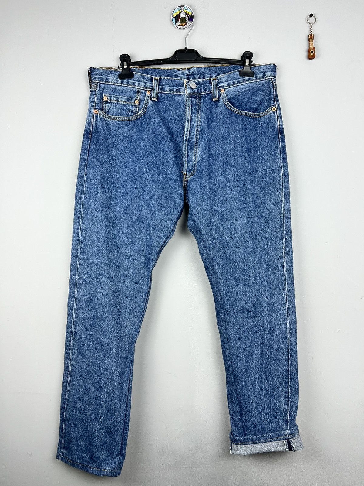 Levi's × Vintage Rare Levis 565 04 made in UK vintage 90s Size US 36 / EU 52 - 1 Thumbnail