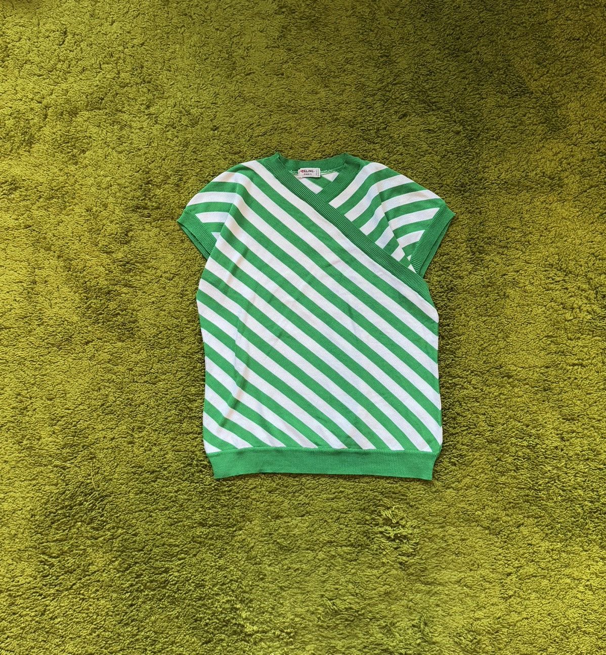 Celine 1980s vintage archive striped vest