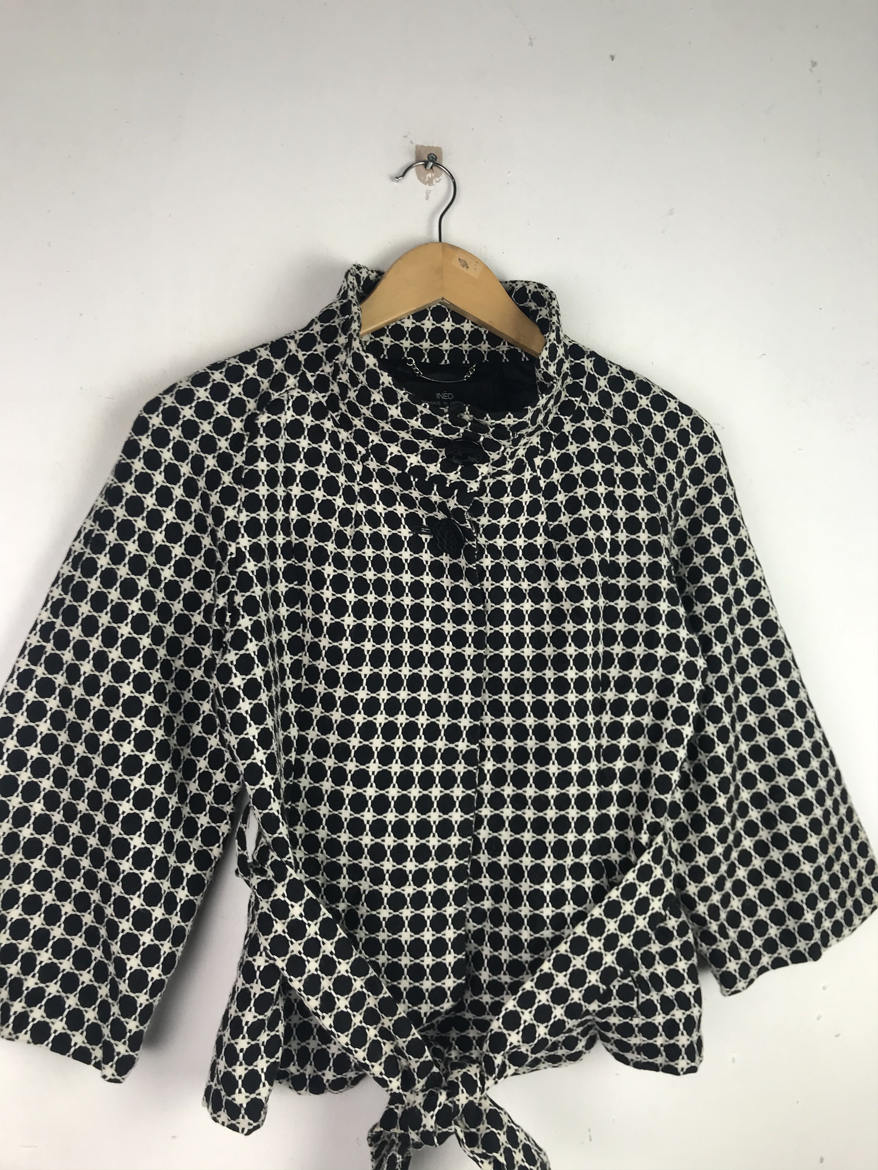 Japanese Brand × Vintage × Yohji Yamamoto Vintage Ined Yohjiyamamoto Rare Design Crop Jacket Size S / US 4 / IT 40 - 6 Thumbnail