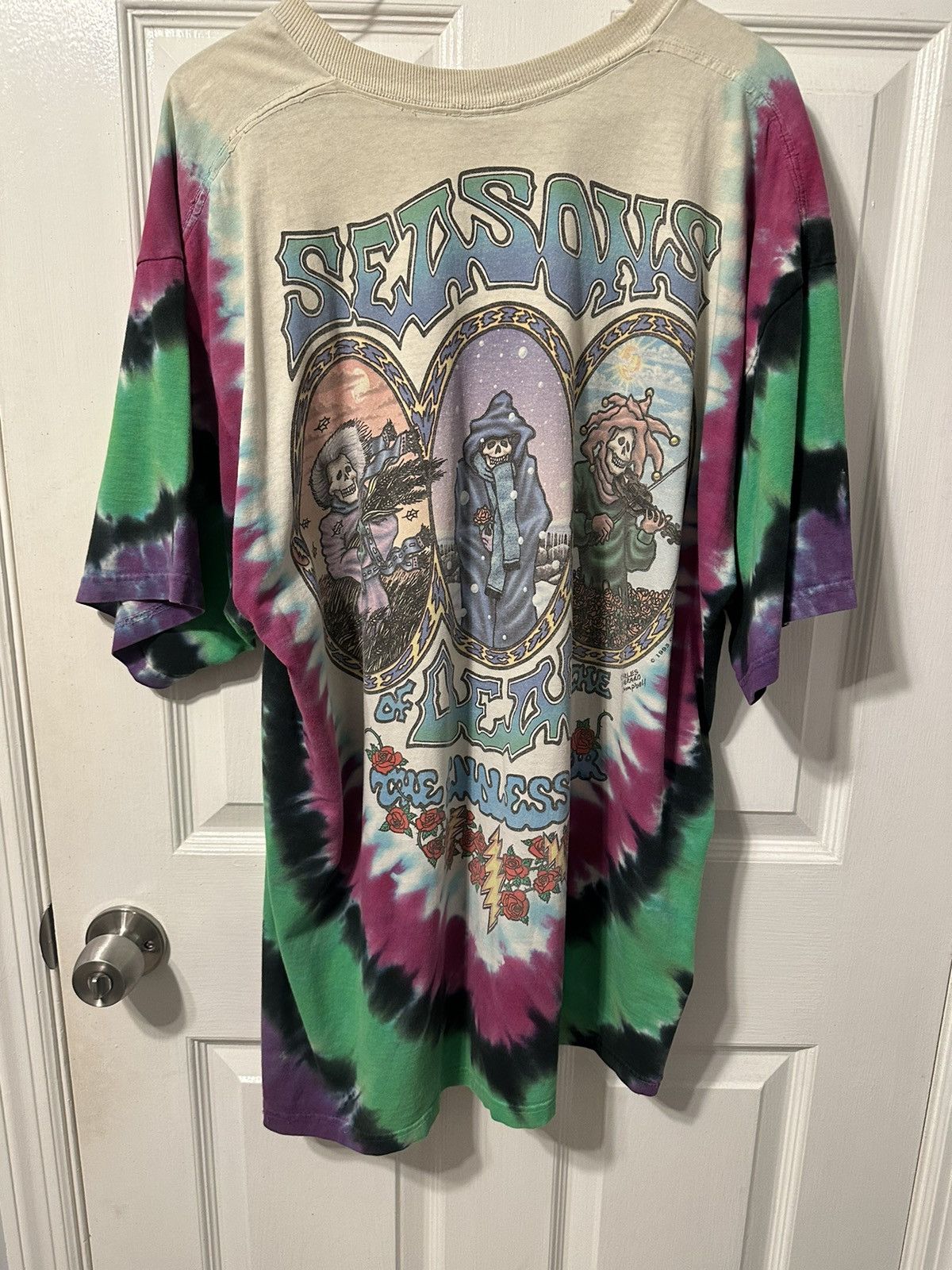 Vintage 1995 Grateful Dead Jester Tee Size US XL / EU 56 / 4 - 3 Thumbnail