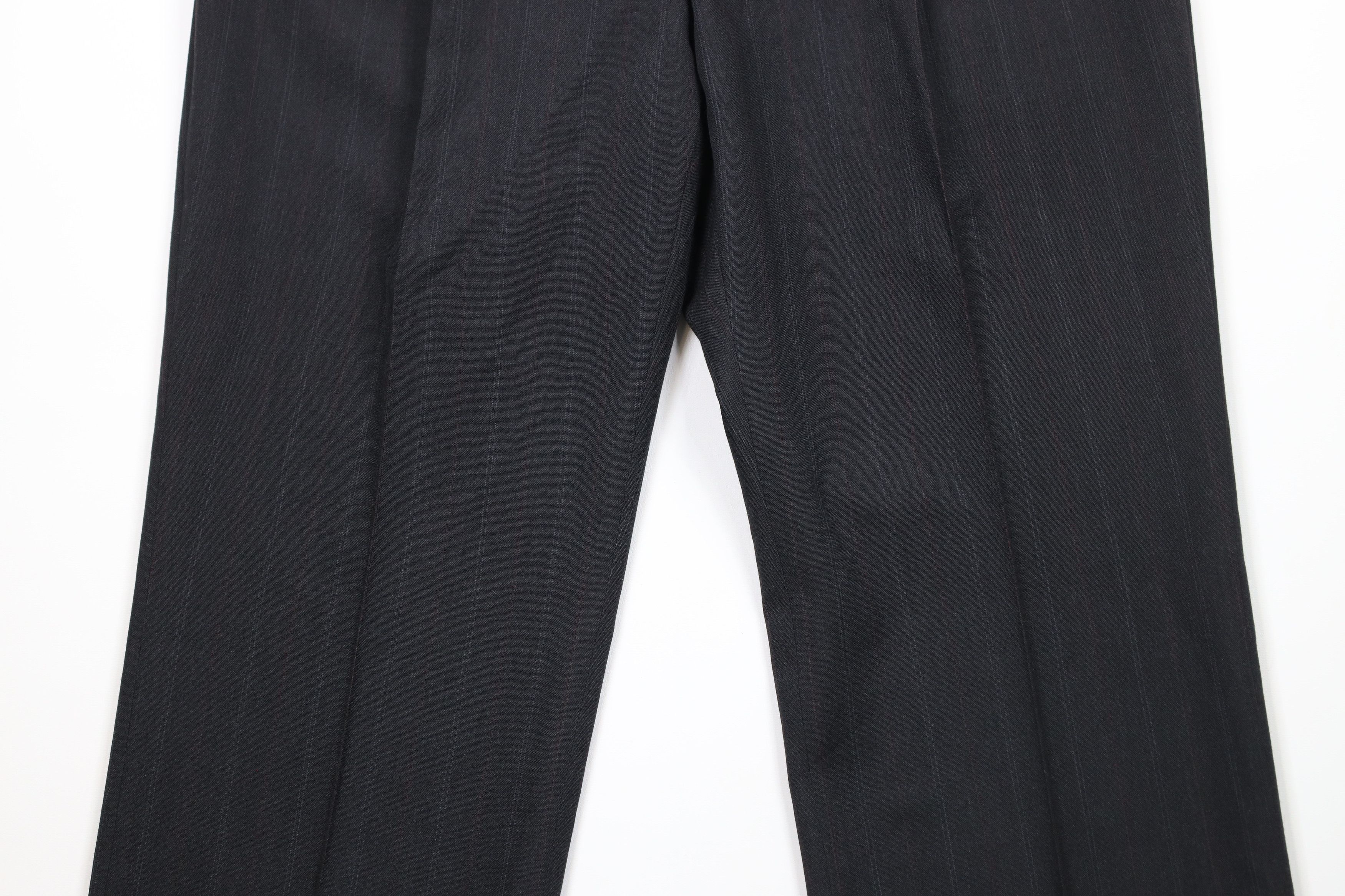Vintage Vintage 70s Streetwear Striped Pleated Wide Leg Chino Pants Size US 40 / EU 56 - 3 Thumbnail