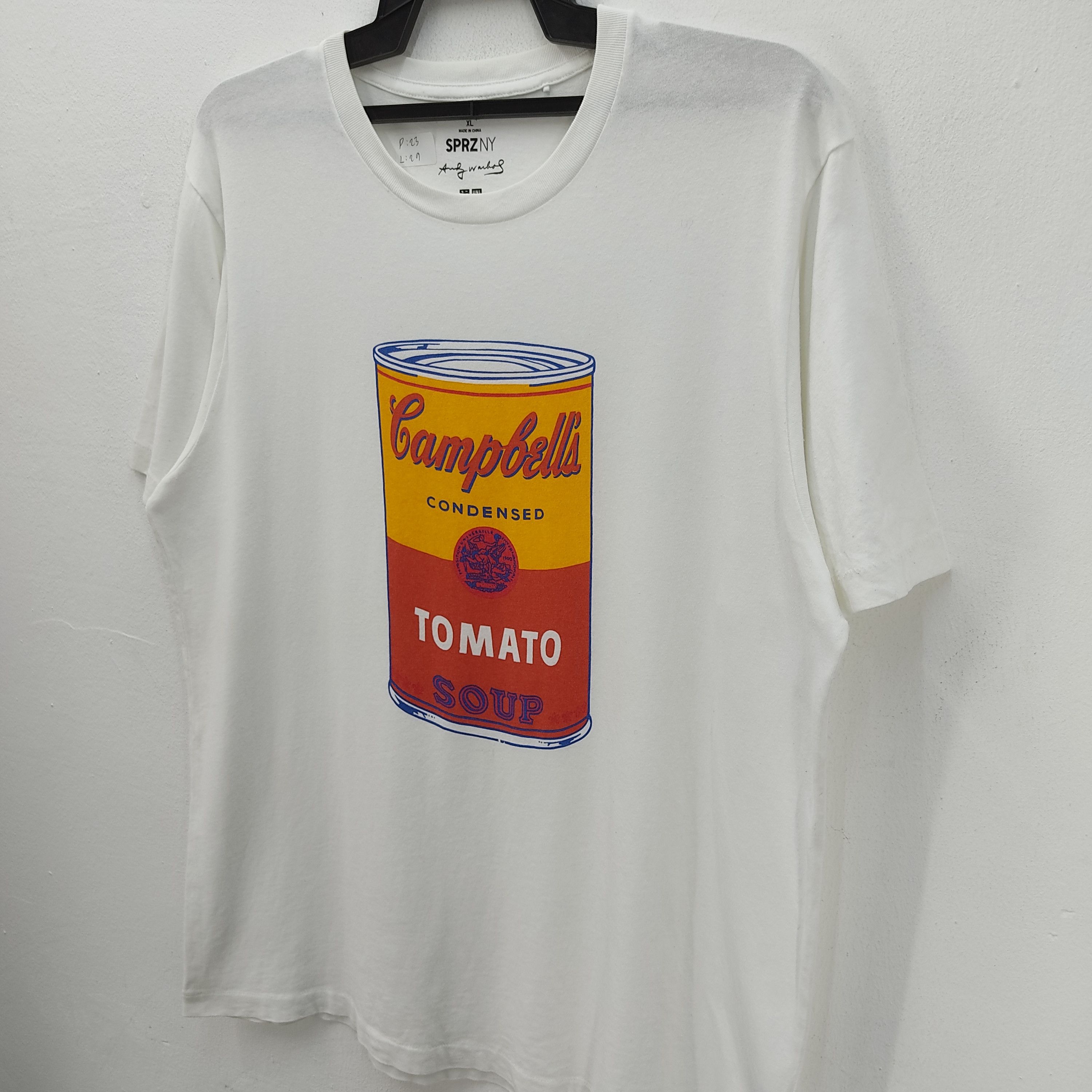 Andy Warhol Uniqlo X Andy Warhol Campbell's Soup T-Shirt Size US XL / EU 56 / 4 - 2 Thumbnail
