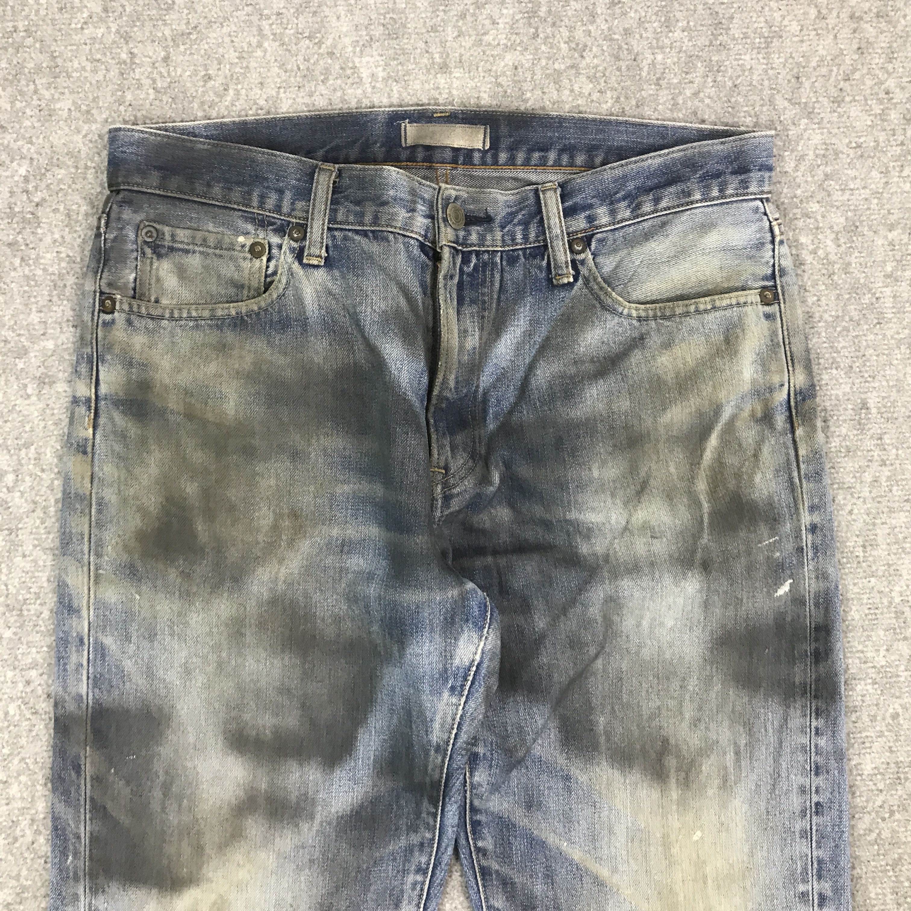Uniqlo UNIQLO DISTRESSED DENIM JEANS PANTS Size US 32 / EU 48 - 3 Thumbnail