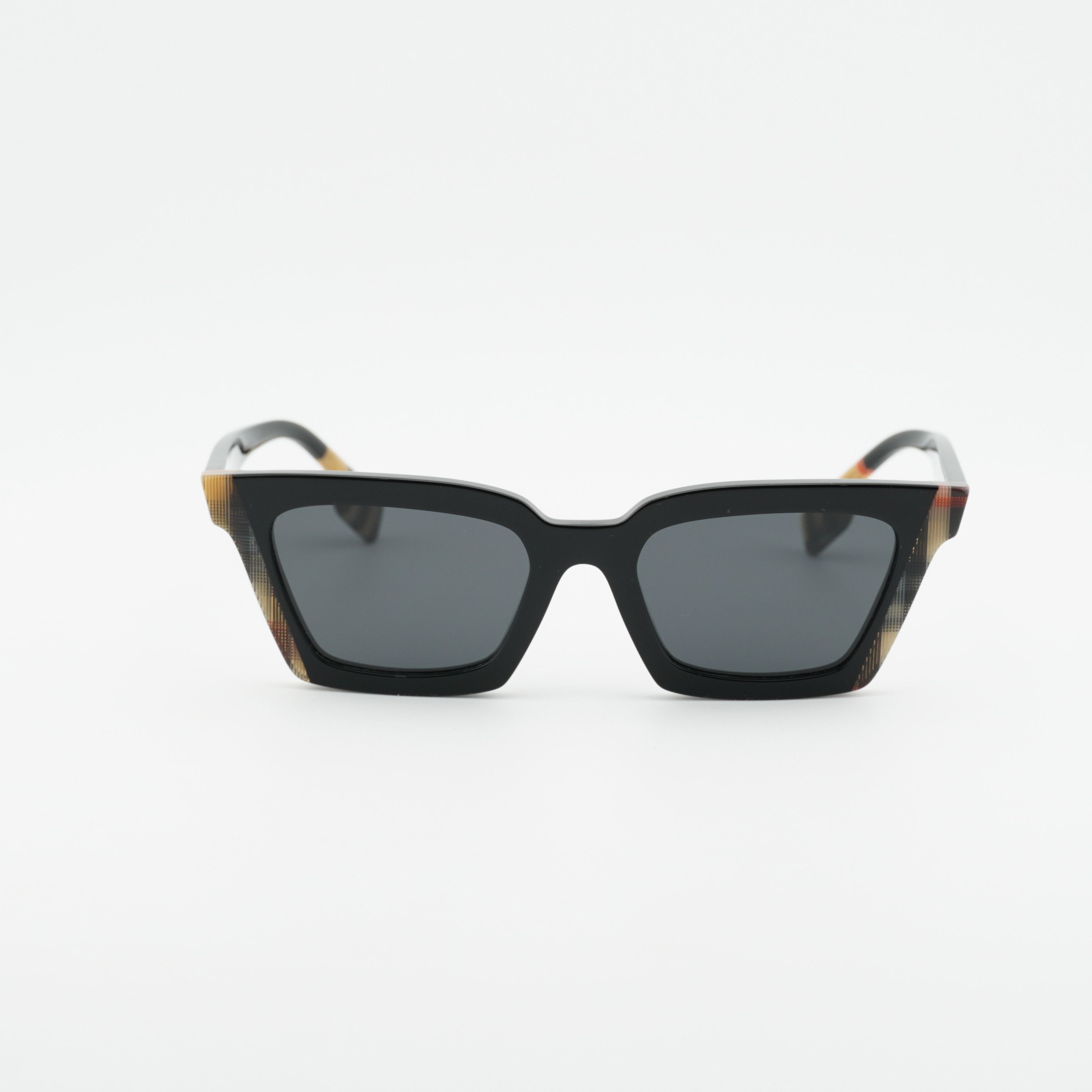 Burberry Burberry BE4392U 405587 Sunglasses Black Square Frame Size ONE SIZE - 8 Thumbnail