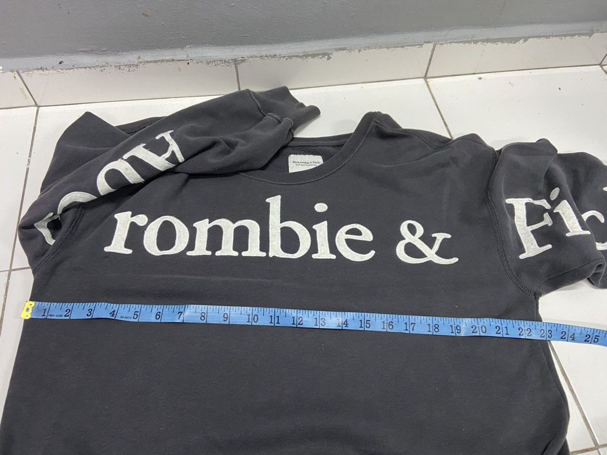 Abercrombie & Fitch ABERCROMBIE & FITCH SPELLOUT SWEATSHIRT Size US L / EU 52-54 / 3 - 12 Thumbnail